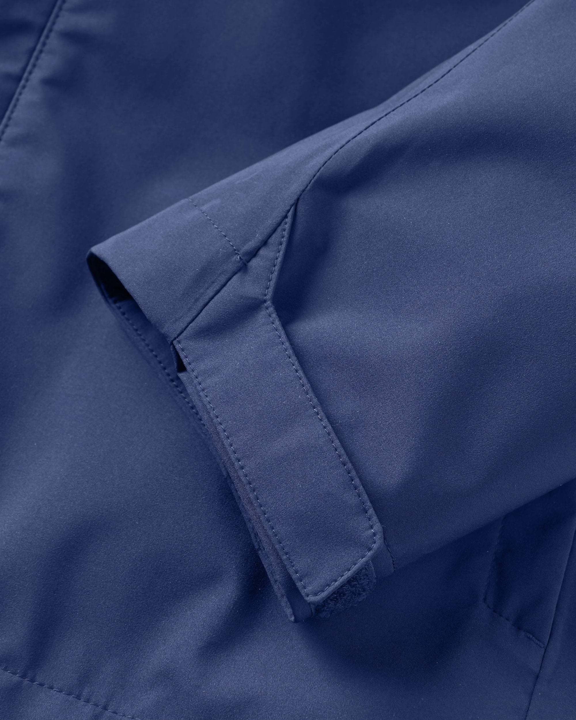 Downpour Recycled Waterproof Jacket - Rich Navy - Flatlay