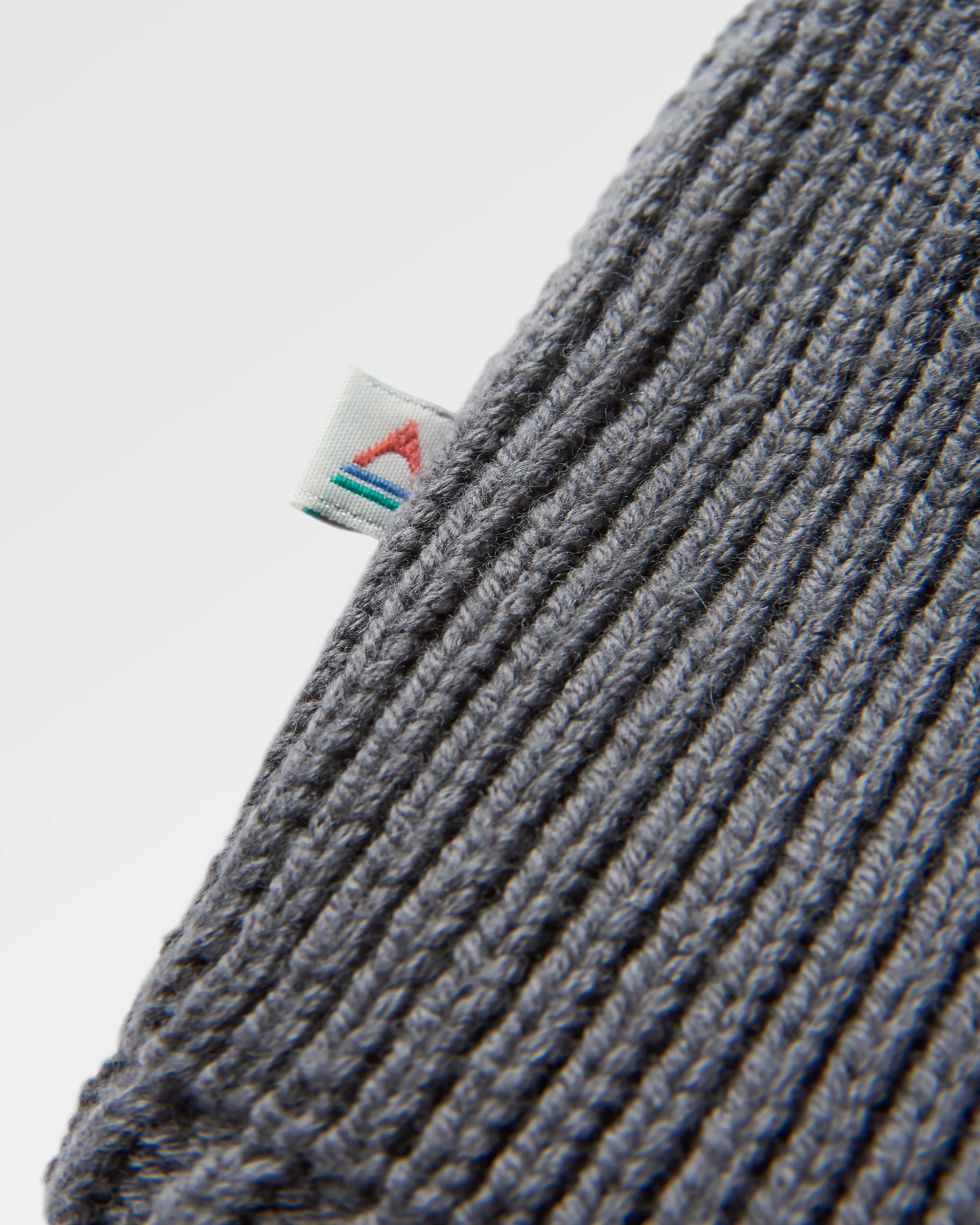 Moments Oversized Organic Knitted Jumper - Lime Multi Stripe - Flatlay