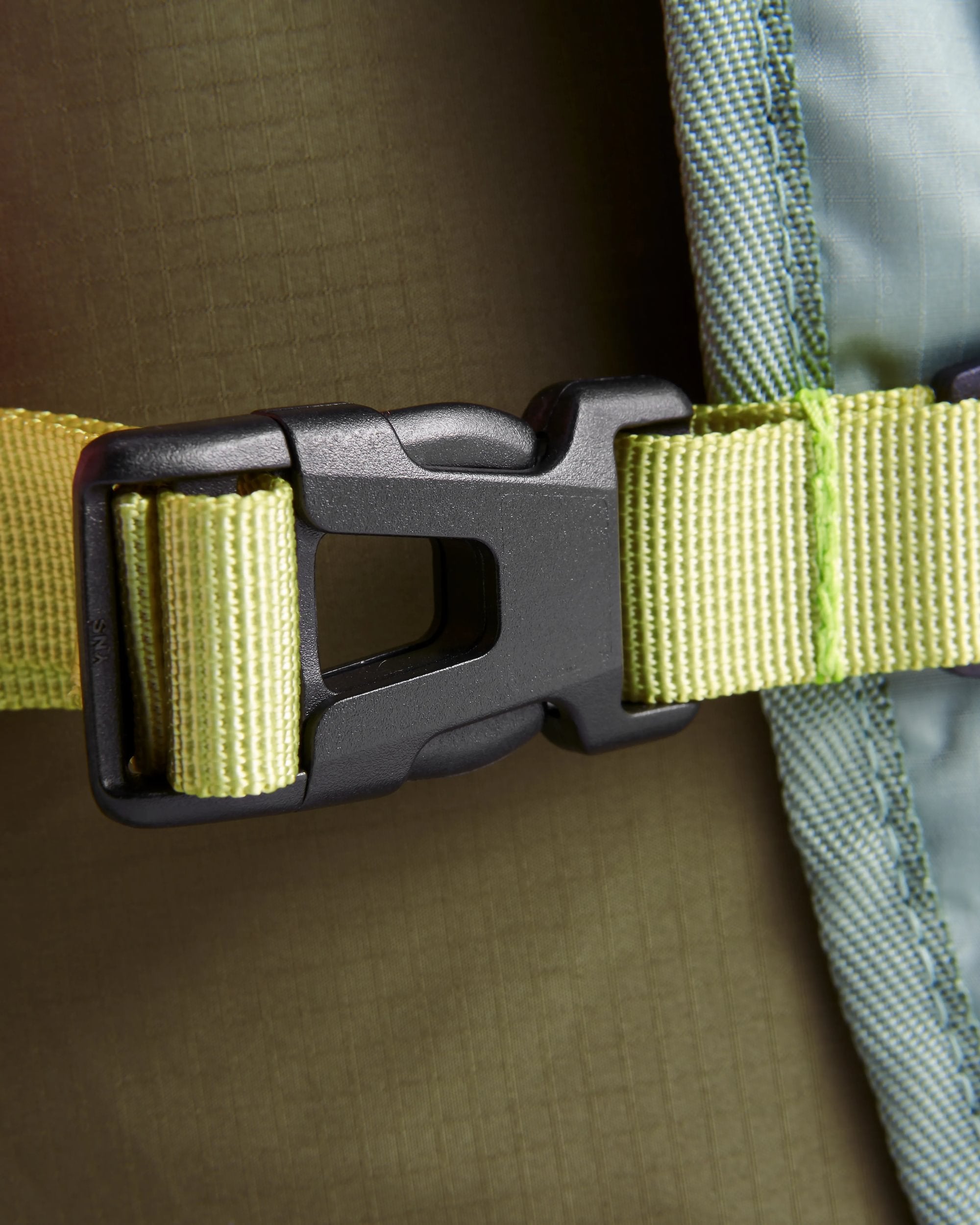 Trail Light Recycled Packable Backpack - Khaki - Flatlay