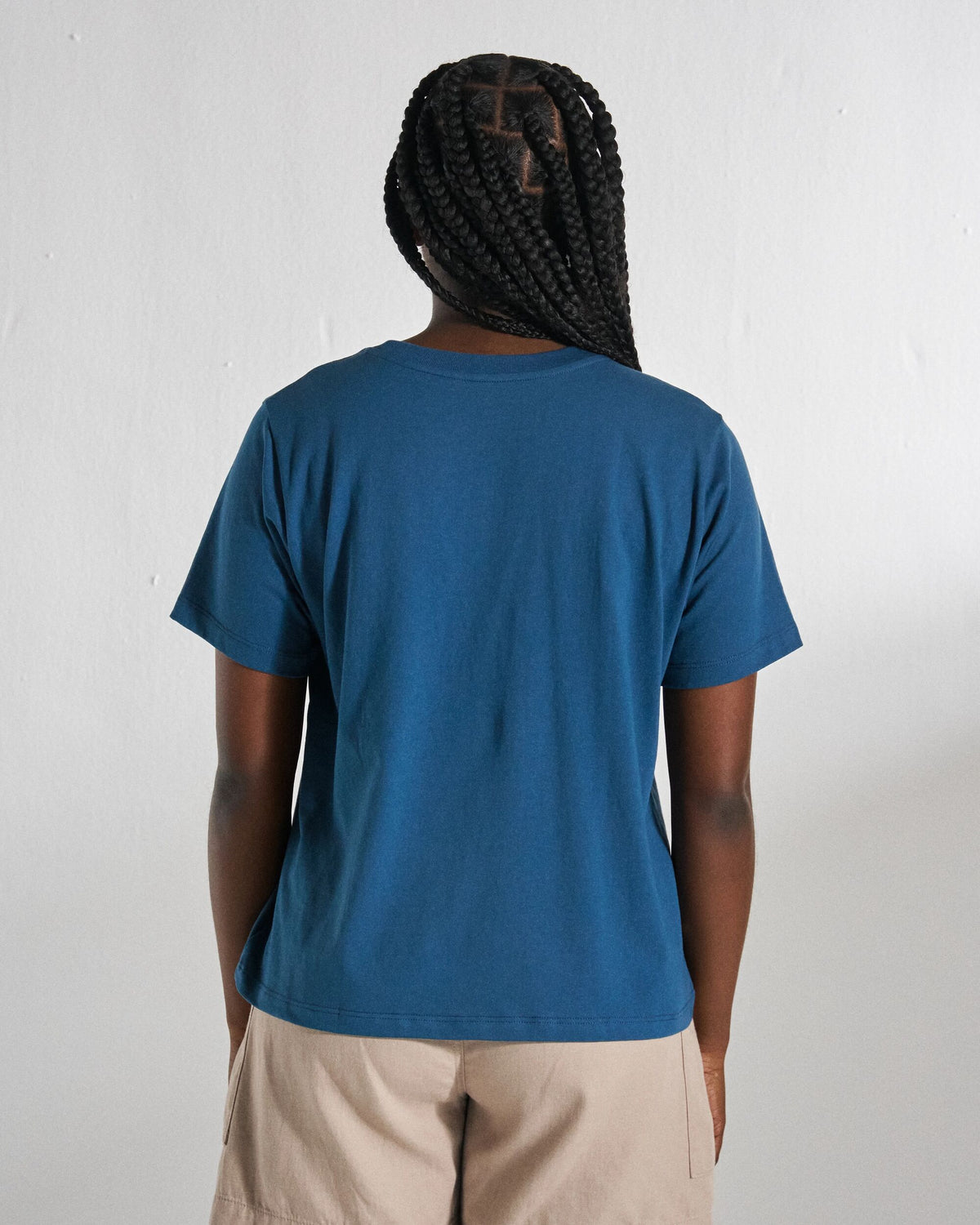 Classic T-Shirt - Dark Denim - Studio Model
