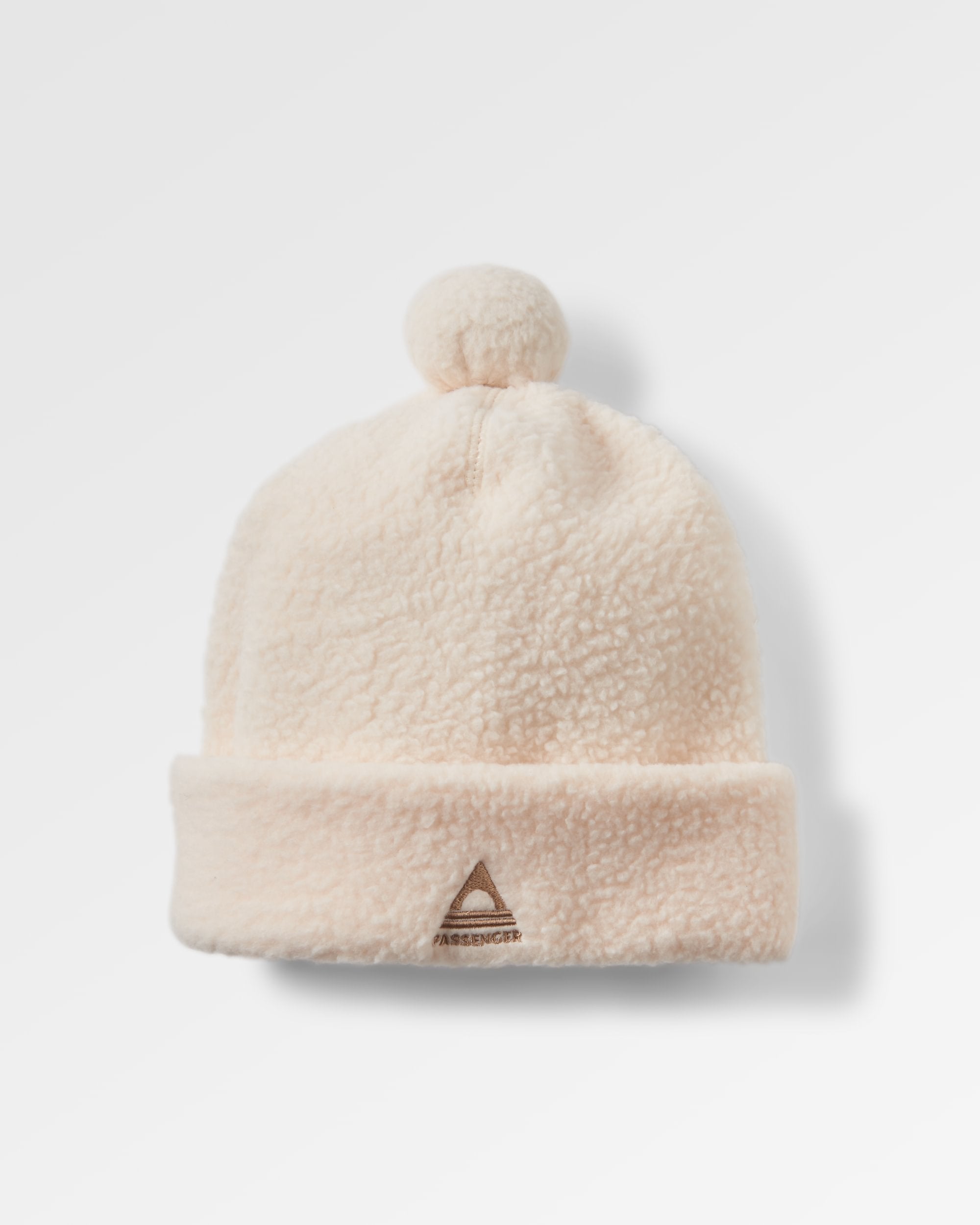 Snow Recycled Sherpa Beanie - Vintage White - Flatlay