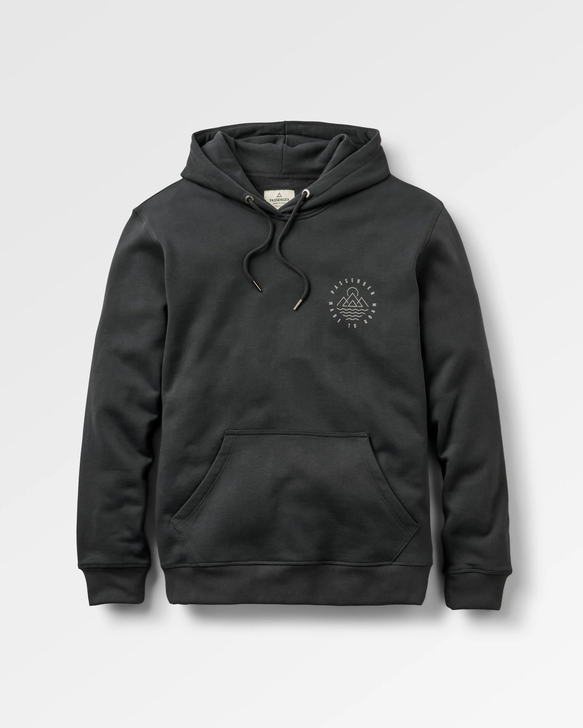 Escapism Hoodie - Black - Flatlay