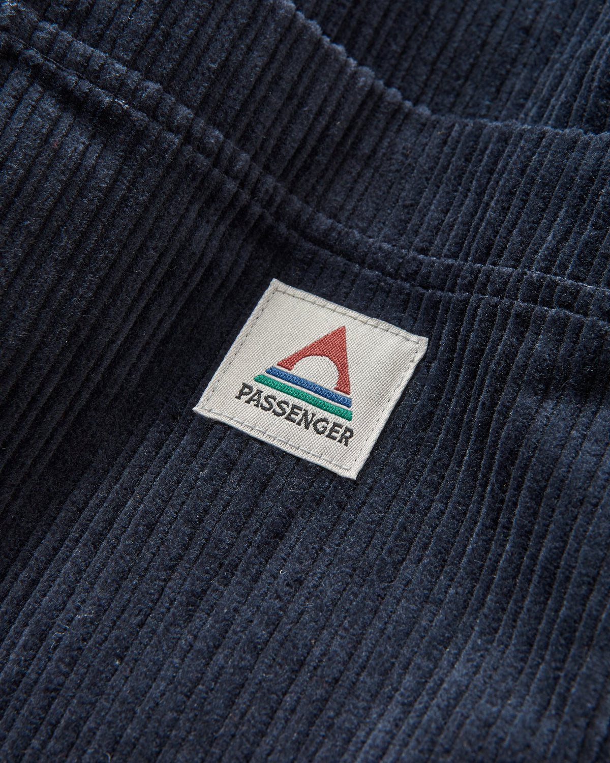 Flint Corduroy Overshirt - Deep Navy - Flatlay
