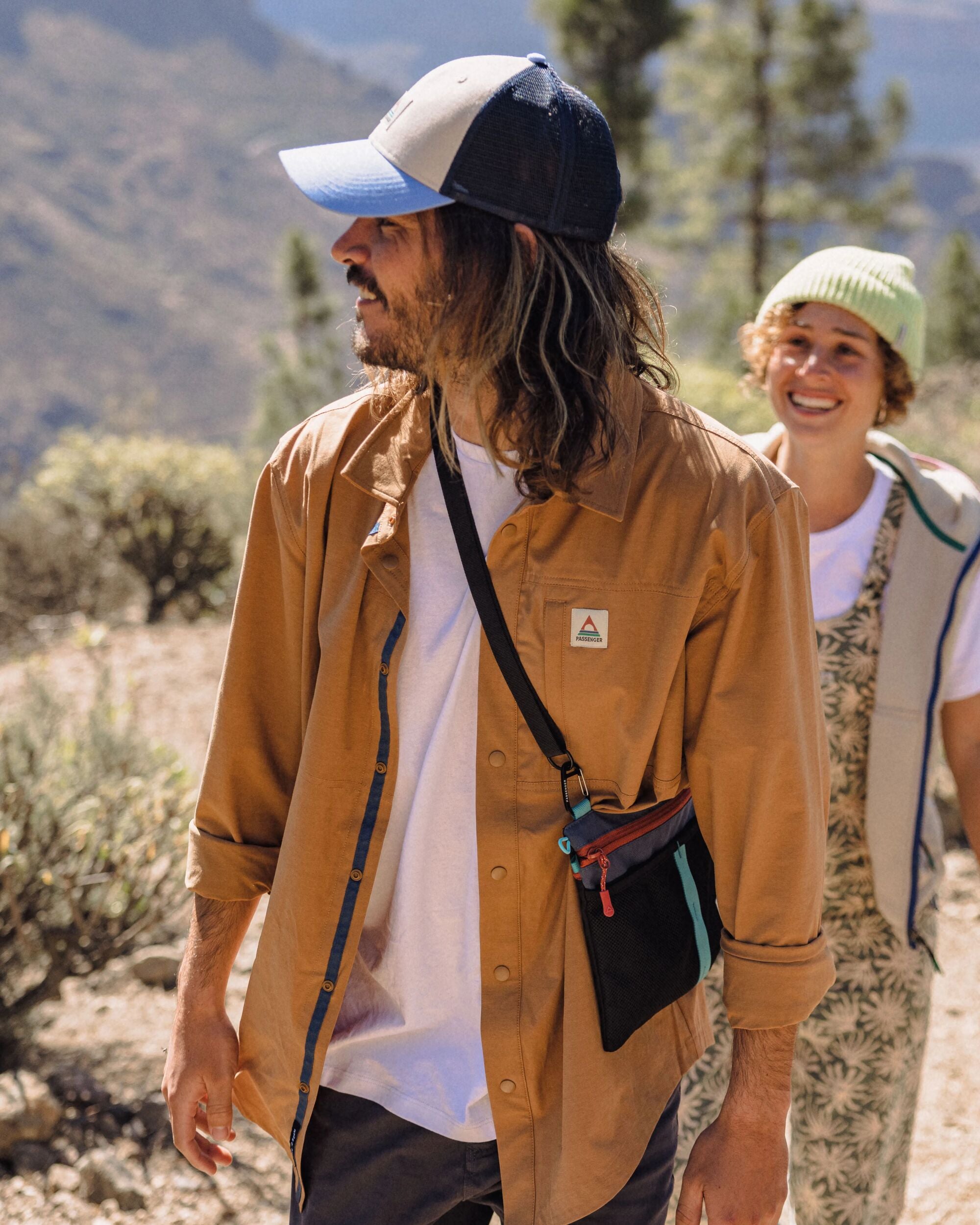 Traveller Stretch Shirt - Coconut - Lifestyle