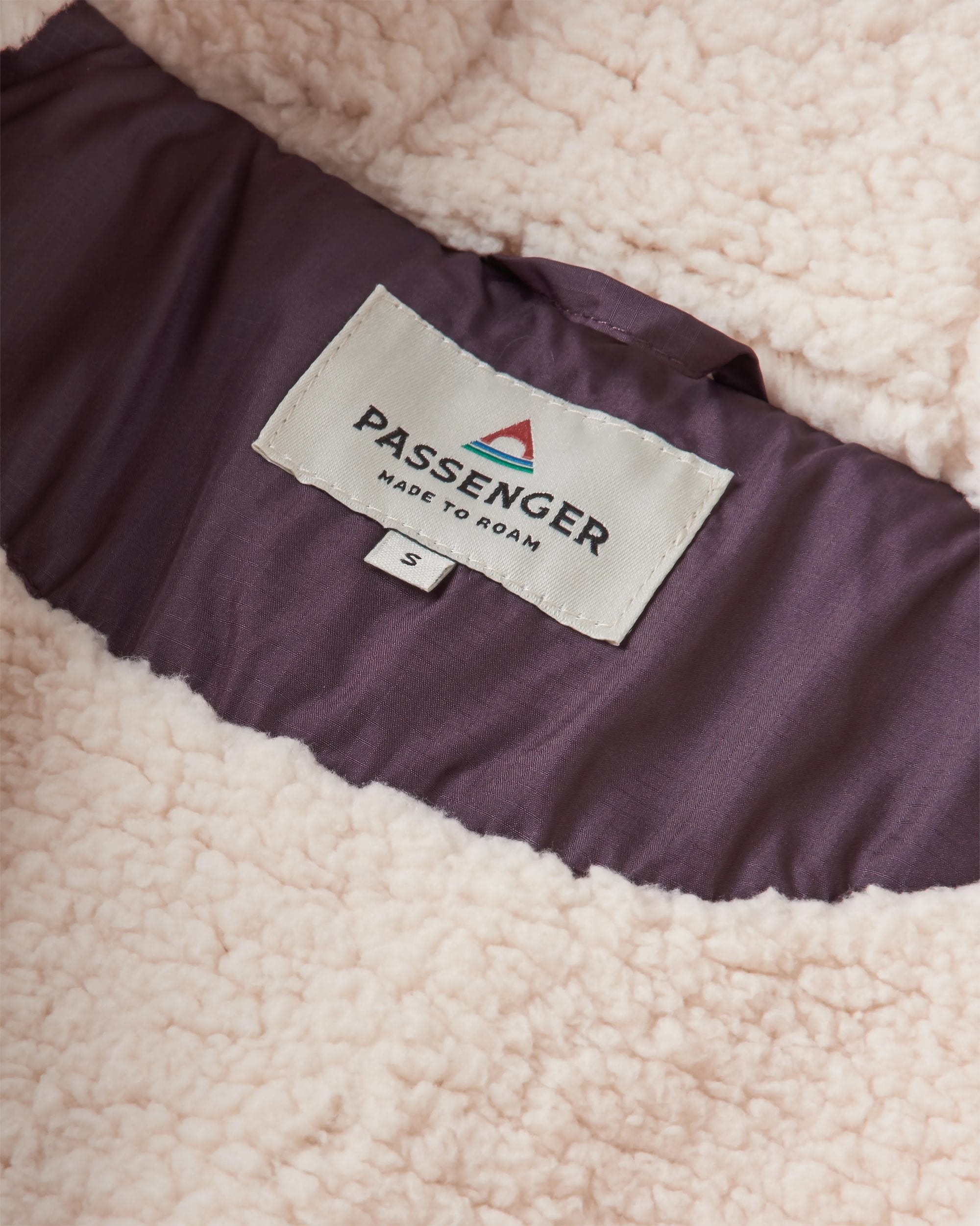 Kinsey Recycled Jacket - Deep Plum - Flatlay