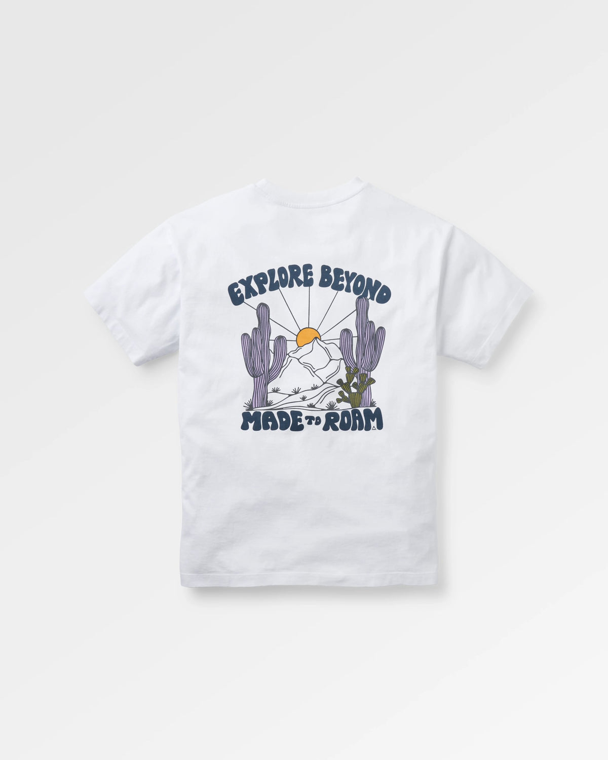 Explore Beyond T-Shirt - White - Flatlay