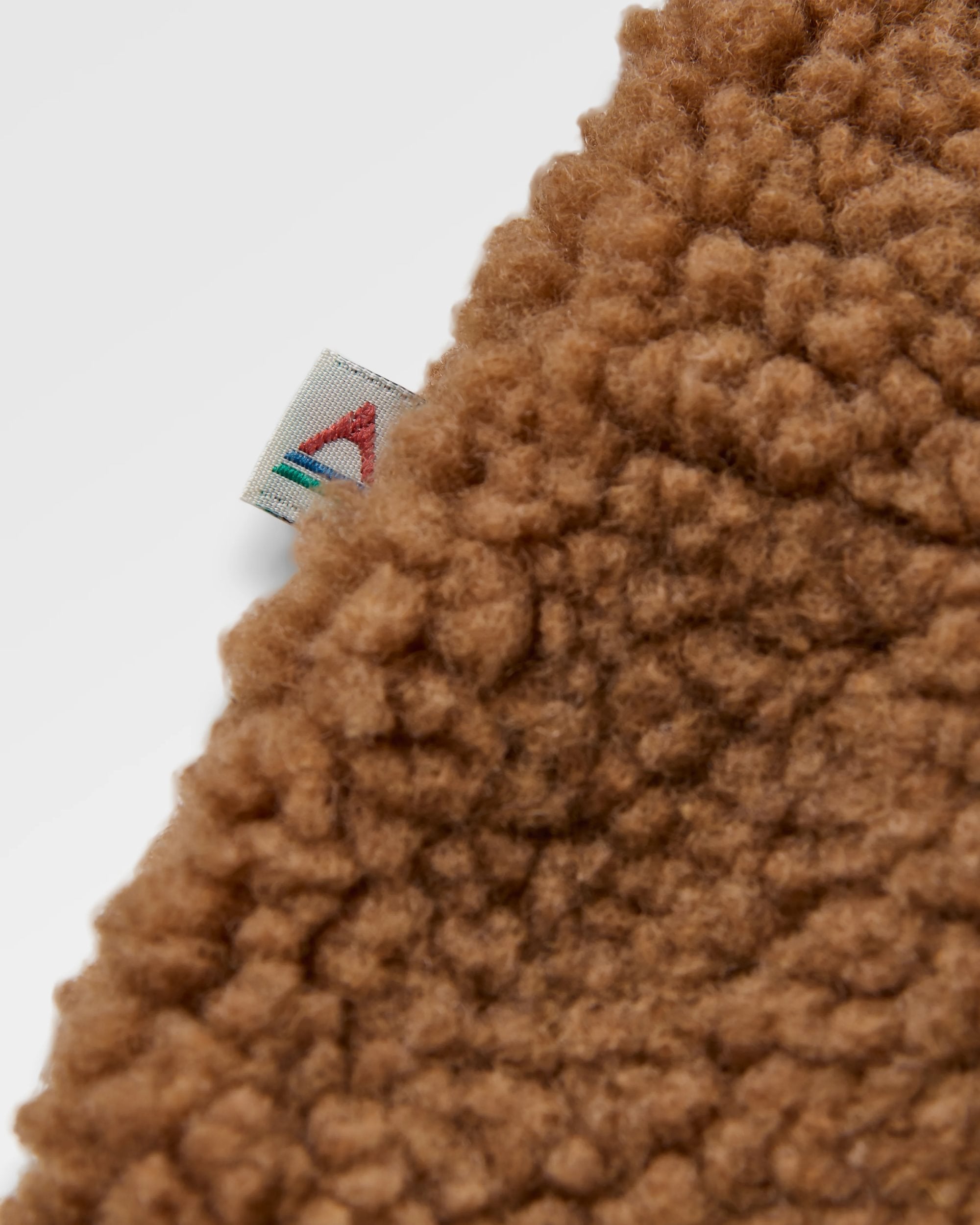 Valiant Deep Pile Fleece - Toffee - Flatlay