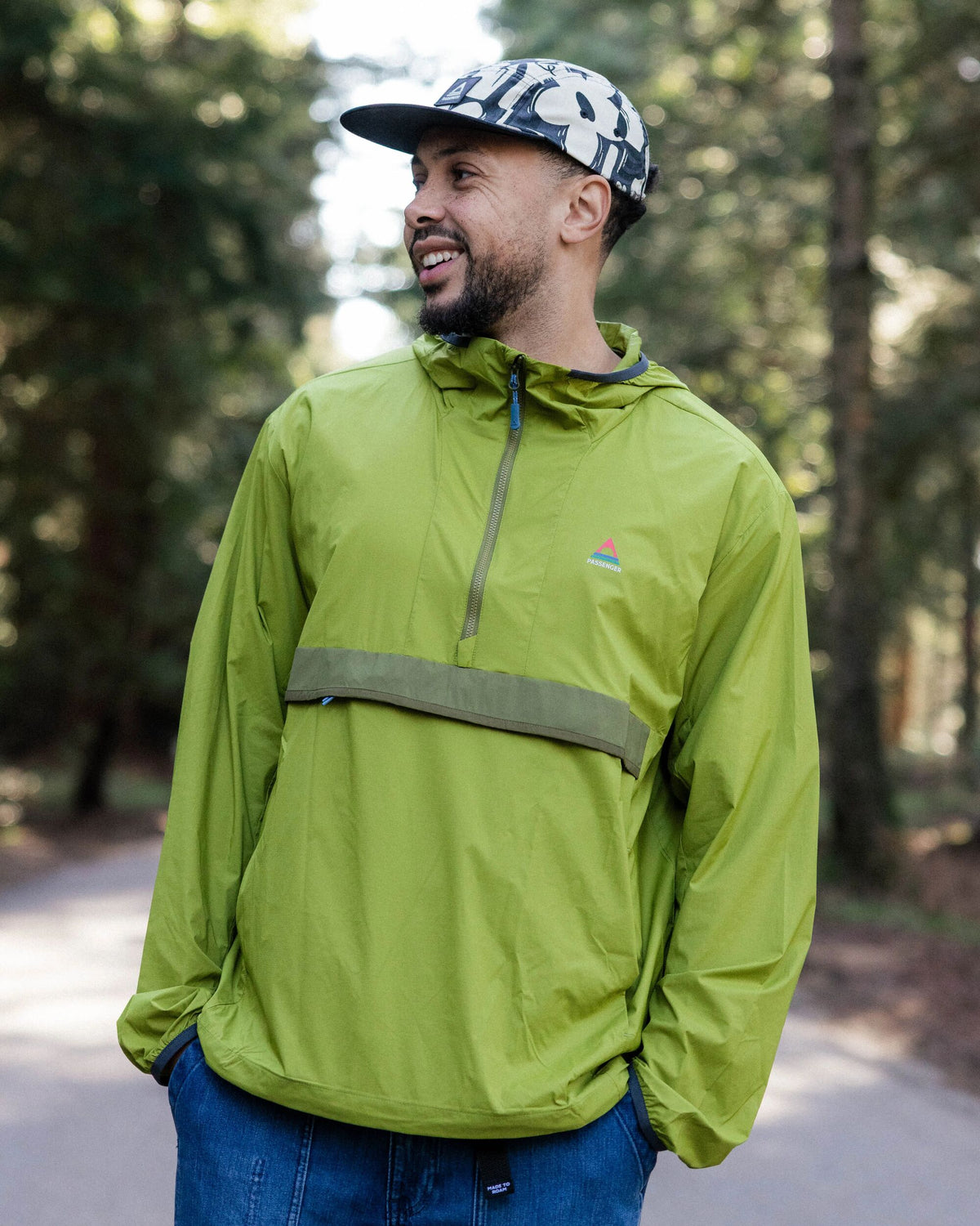 Gusto Windshell Anorak - Tea Green - Lifestyle