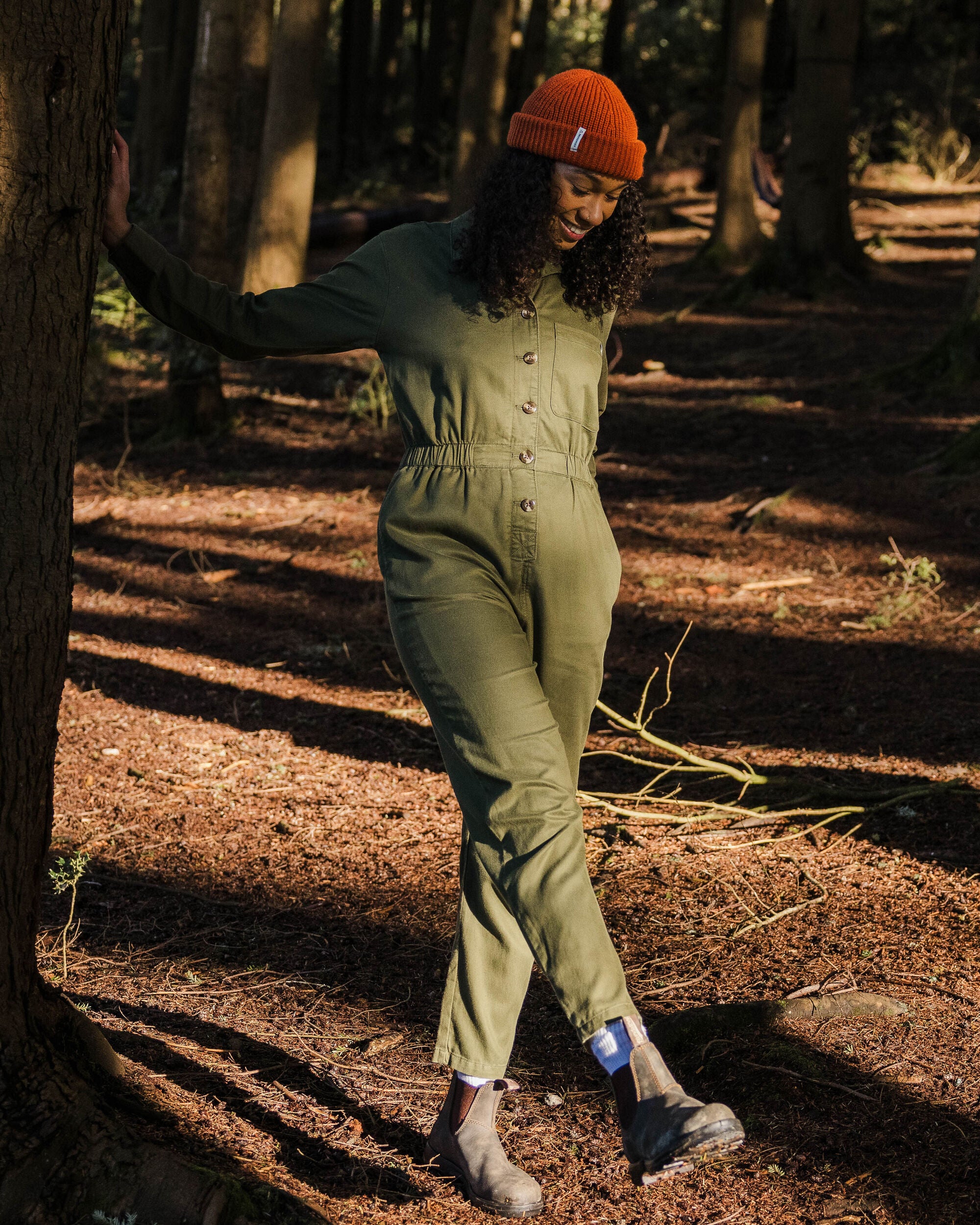 Resonate Boiler Suit - Khaki - Lifestyle