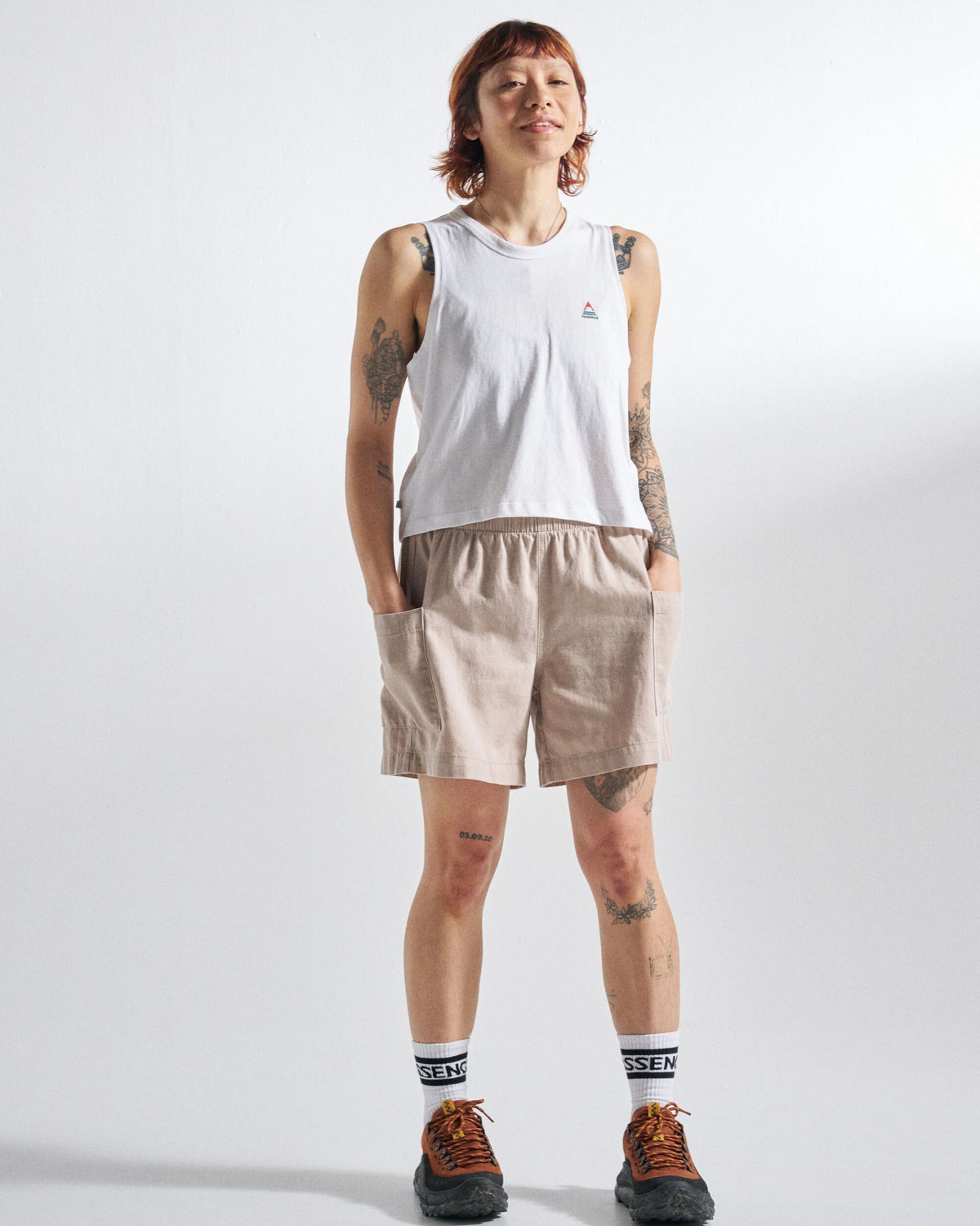 Whirl Short - Simply Taupe - Studio Model