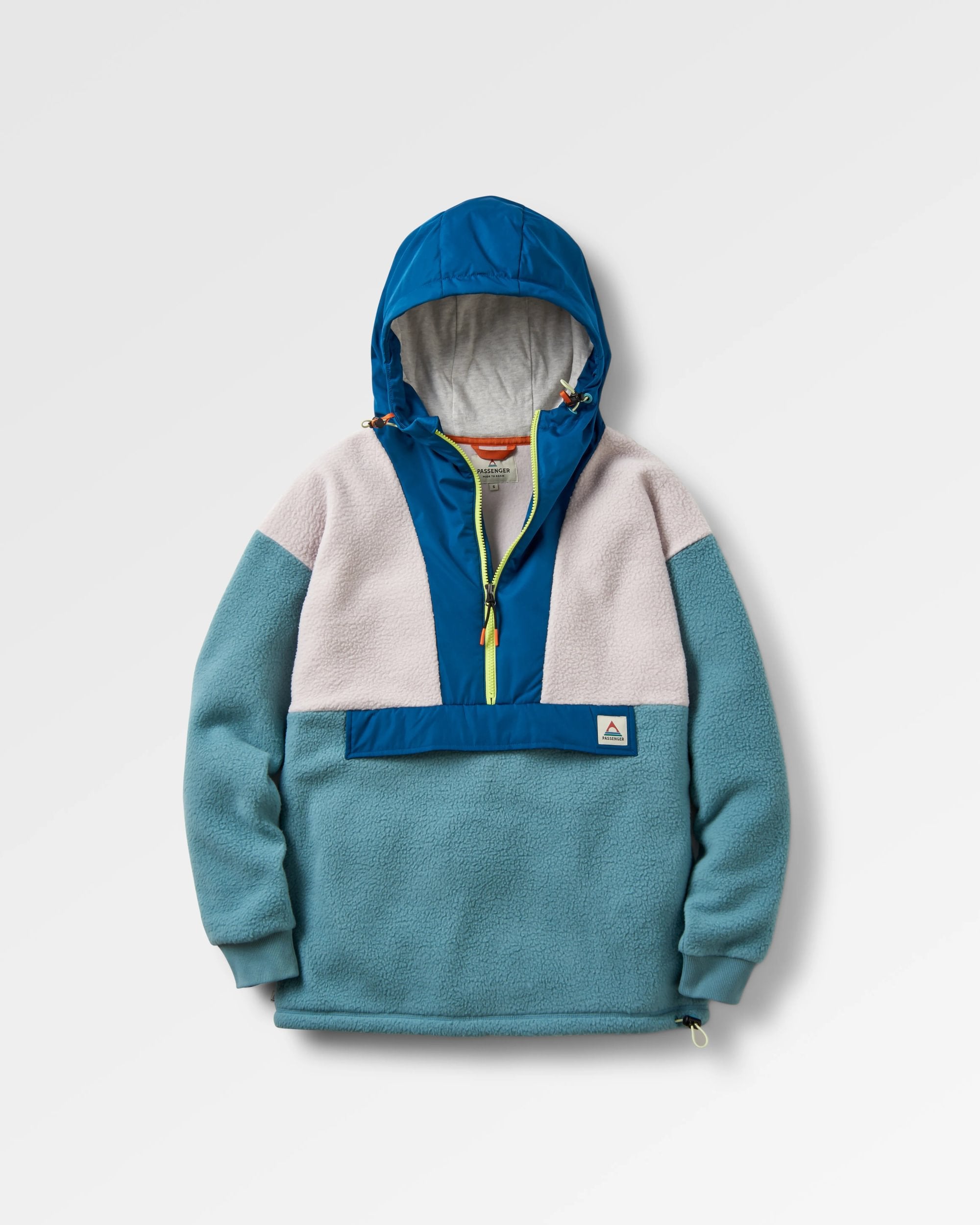Maren 1/2 Zip Sherpa Fleece - Arctic - Flatlay