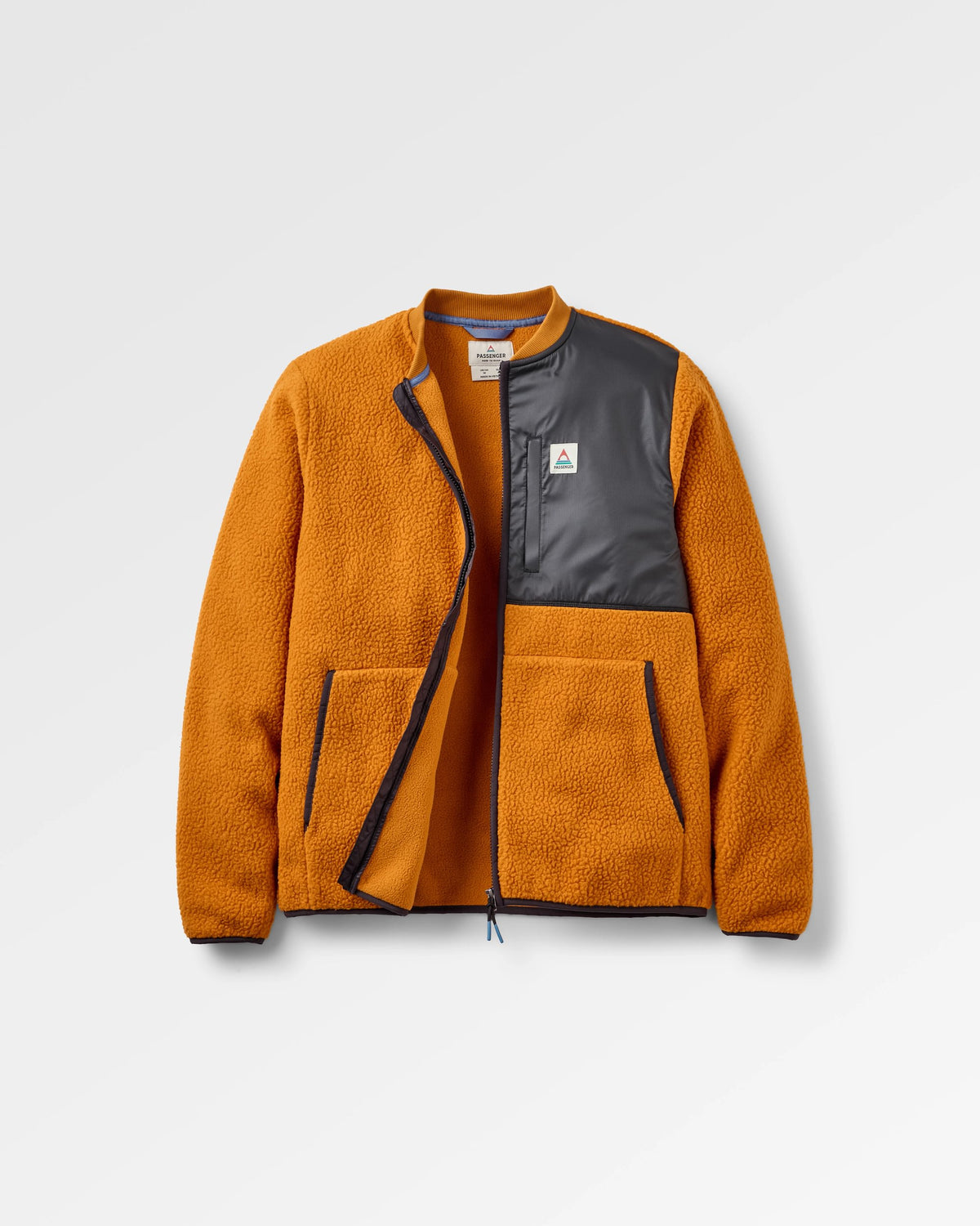 Reconnect Sherpa Fleece - Retro Orange - Flatlay