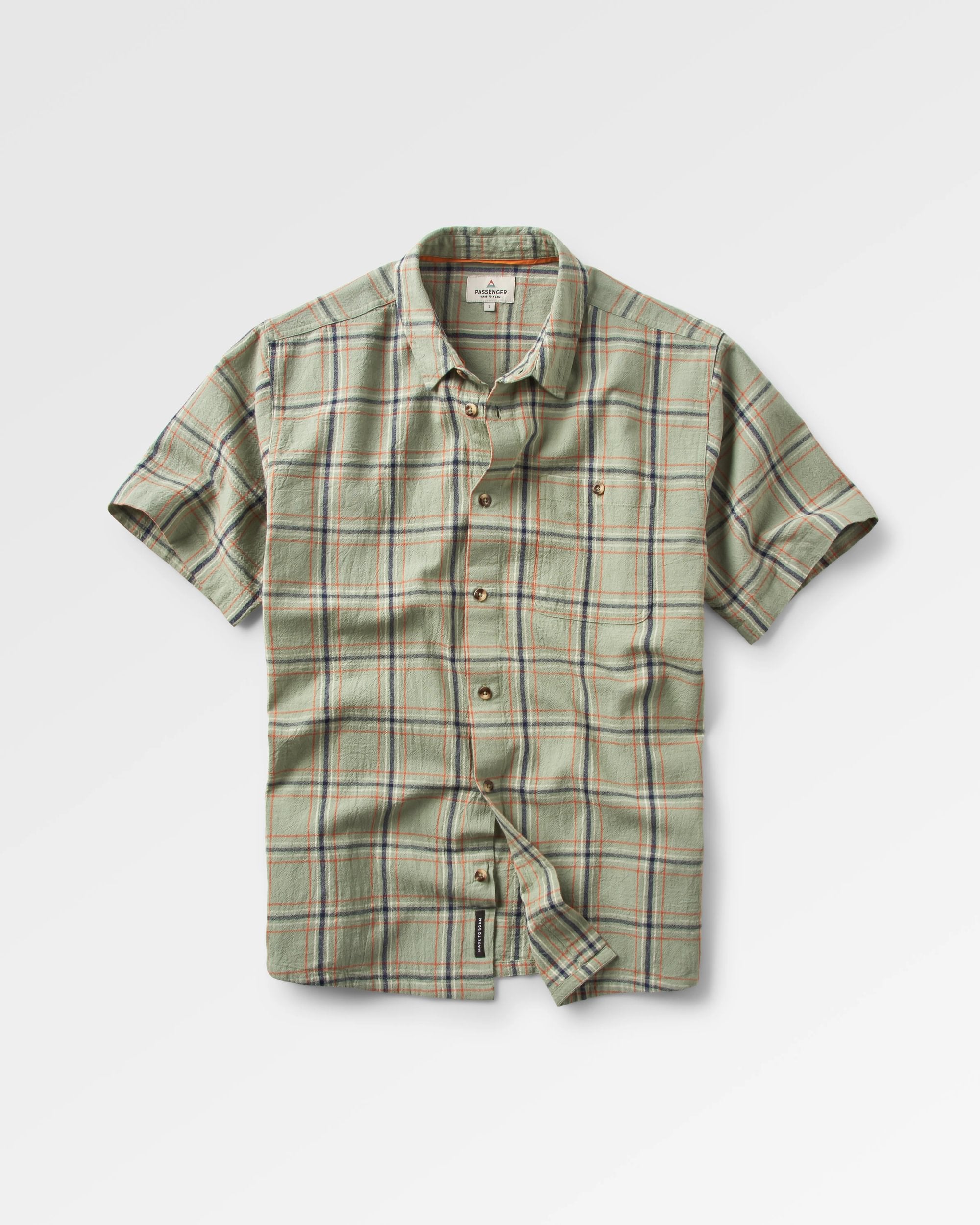 Chill Short Sleeve Shirt - Pistachio - Flatlay