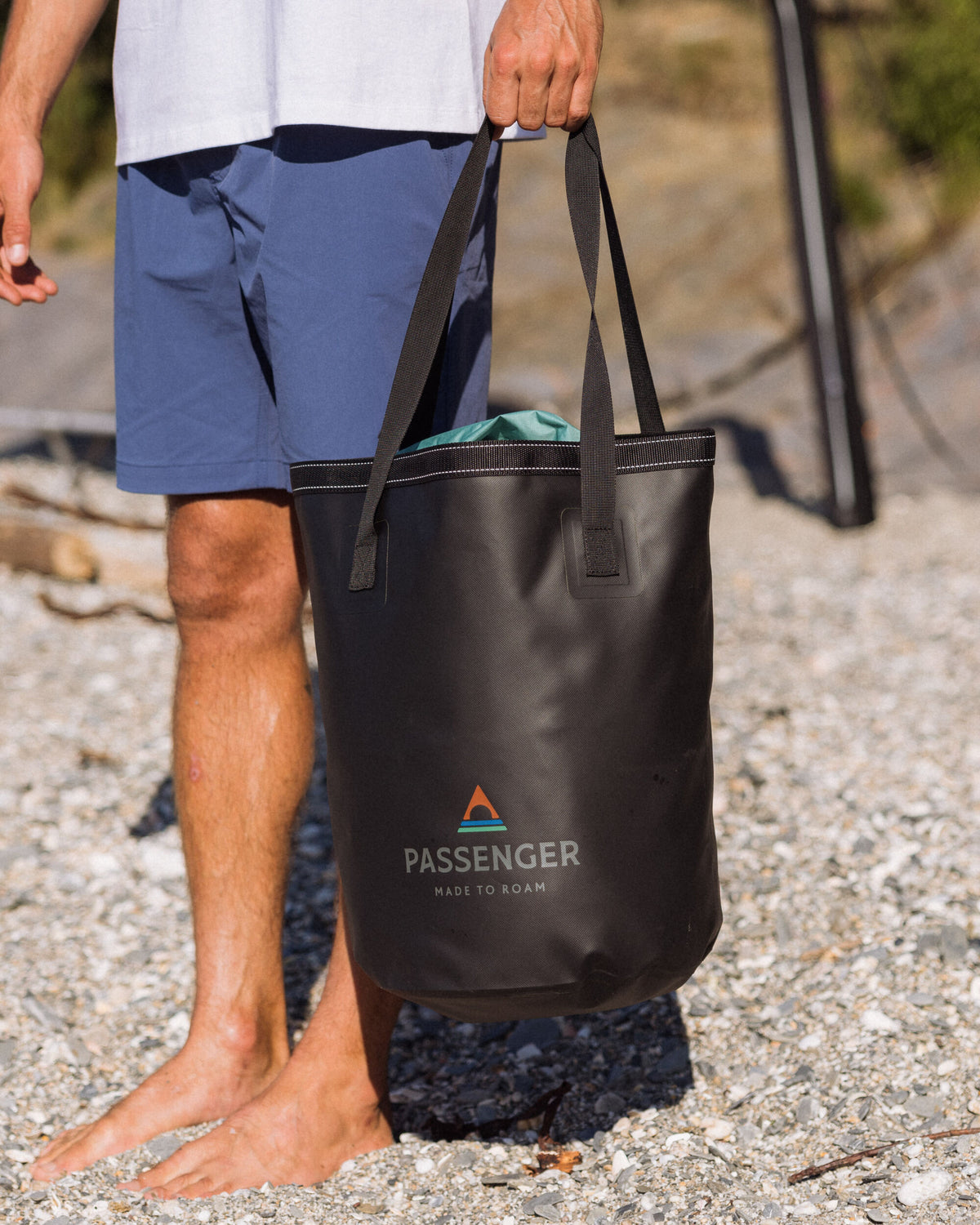 Tide 30L Bucket Bag - Black - Lifestyle