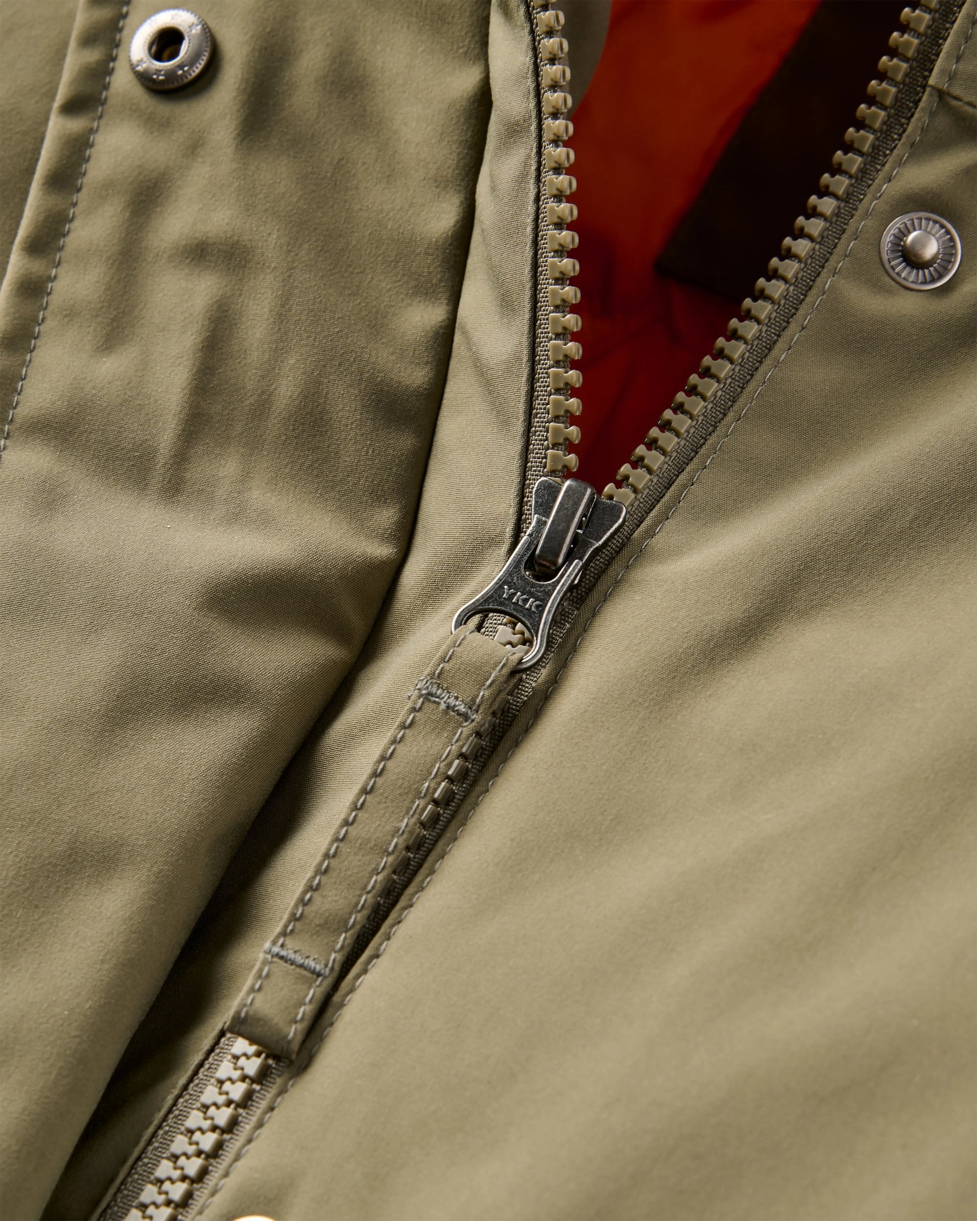 Alaska Recycled Insulated Parka - Dusty Olive - Flatlay