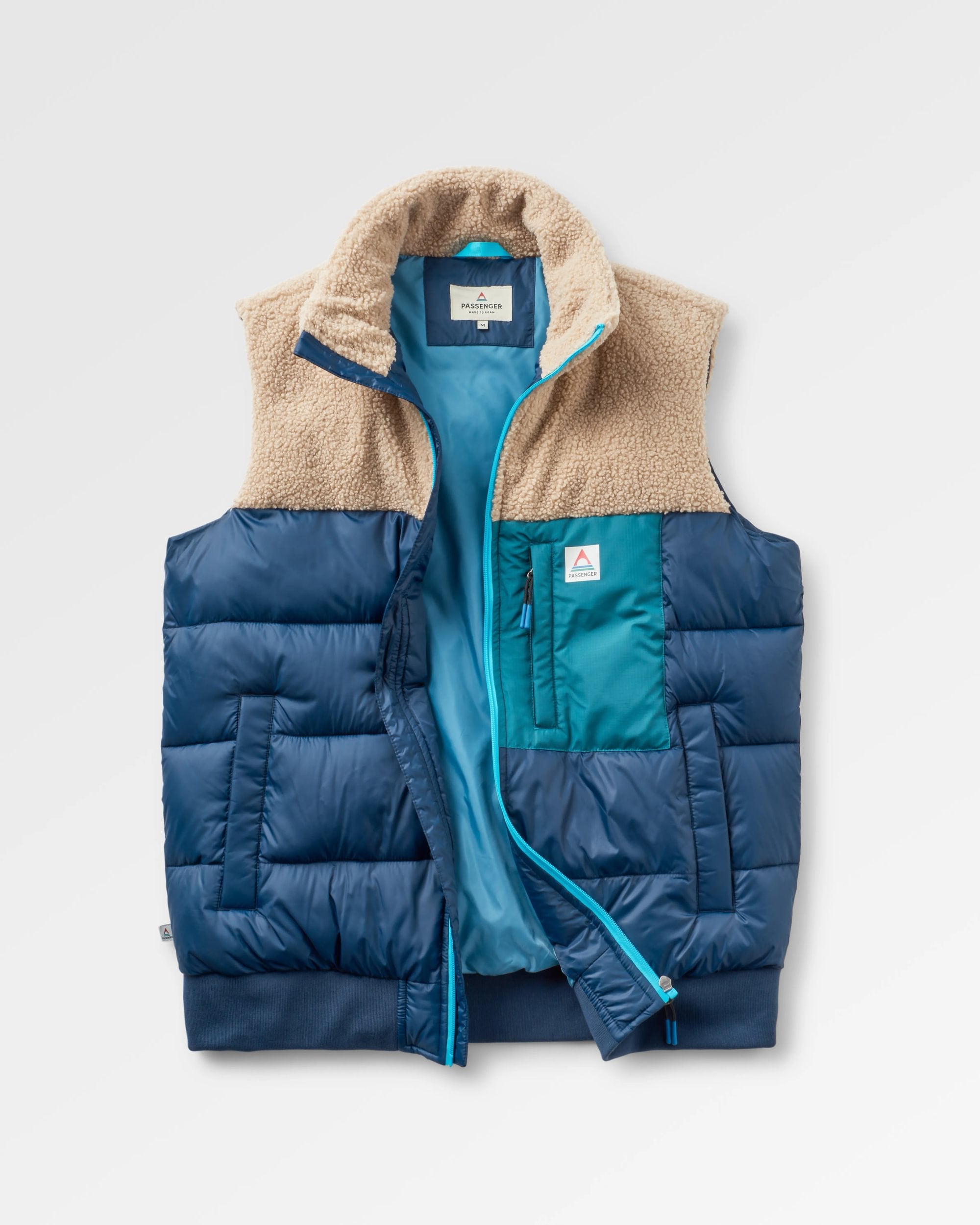 Inspire Recycled Insulated Gilet - Rich Navy - Flatlay