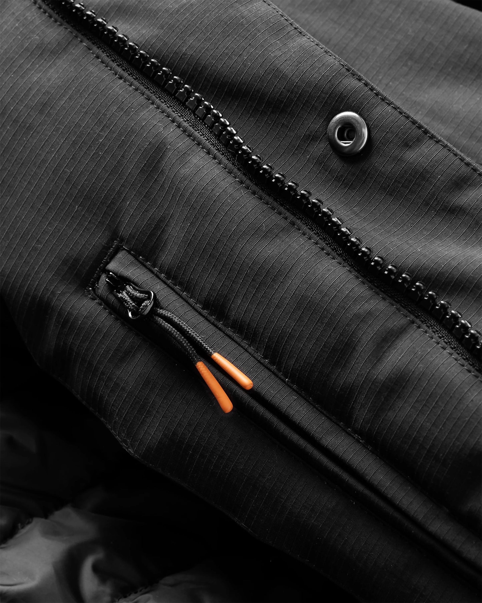 Explorer Waterproof Down Parka - Black - Flatlay