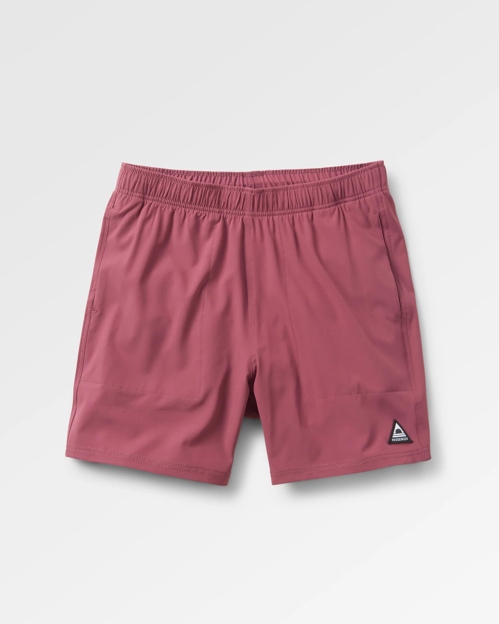 Porto Recycled All Purpose Swim Short - Crushed Berry - Flatlay