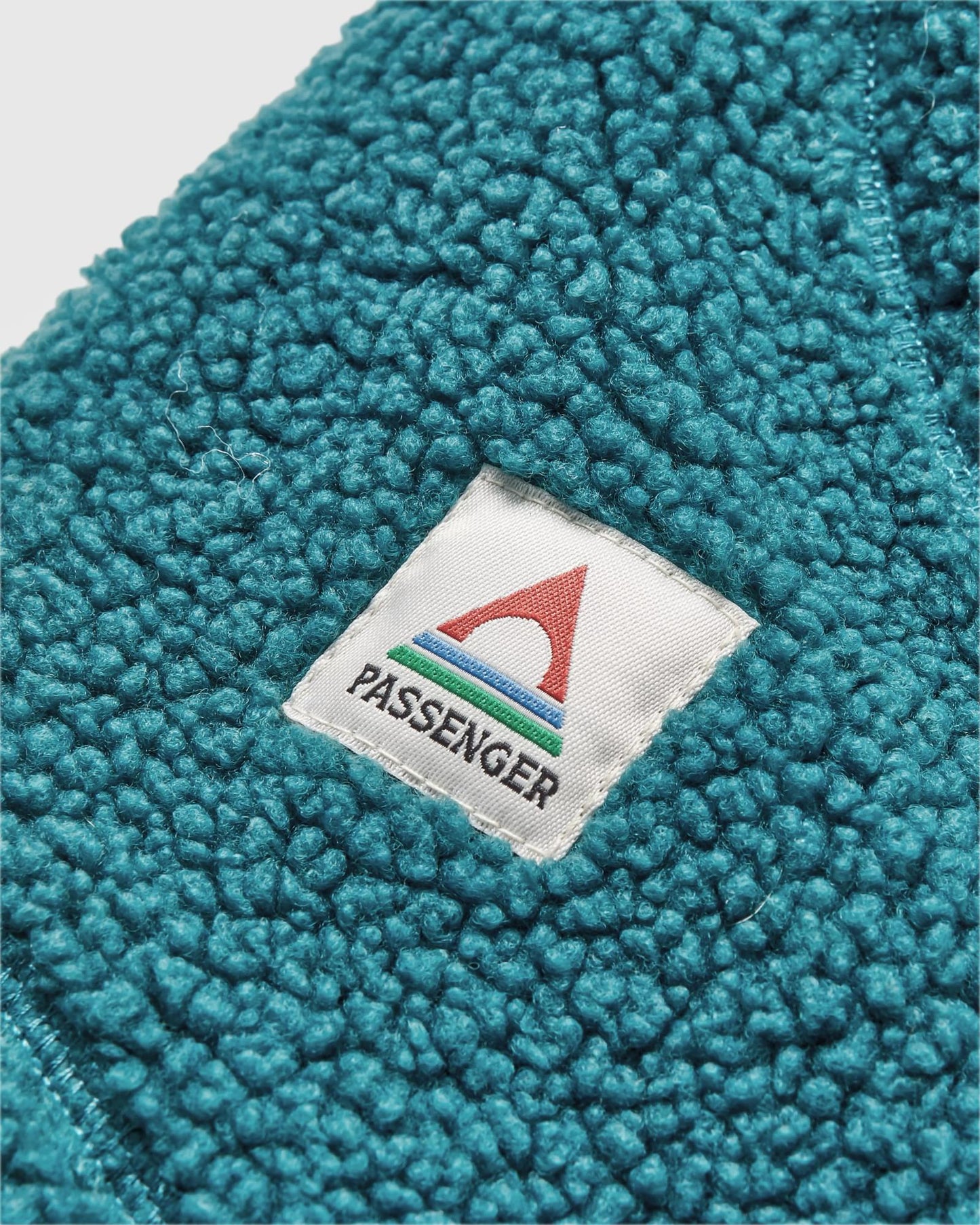 Snowdrift Recycled Fleece Hood - Mediterranean - Flatlay