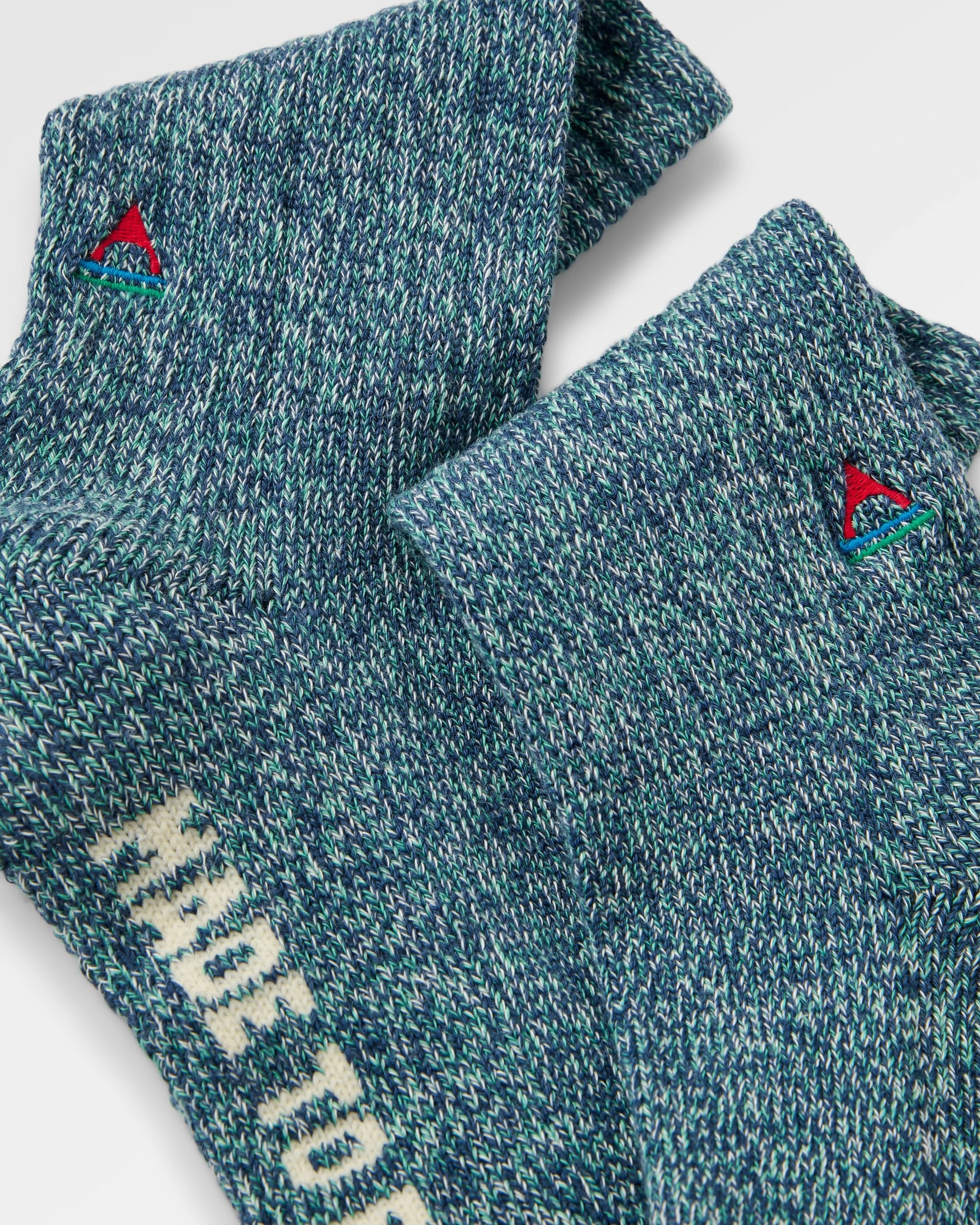 Thorne Heavyweight Sock - Rich Navy - Flatlay