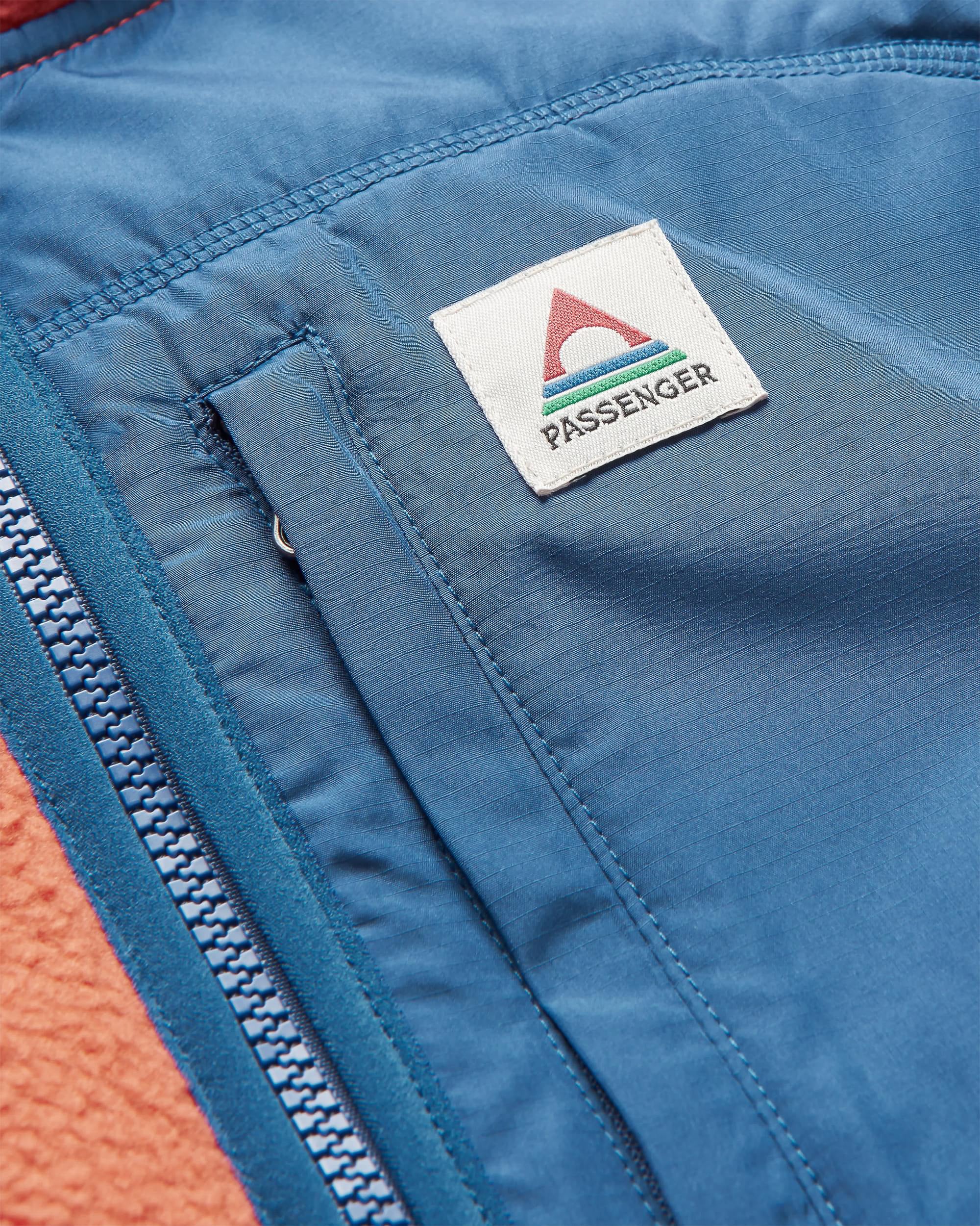 Ventura 1/2 Zip Recycled Sherpa Fleece - Baked Clay - Flatlay