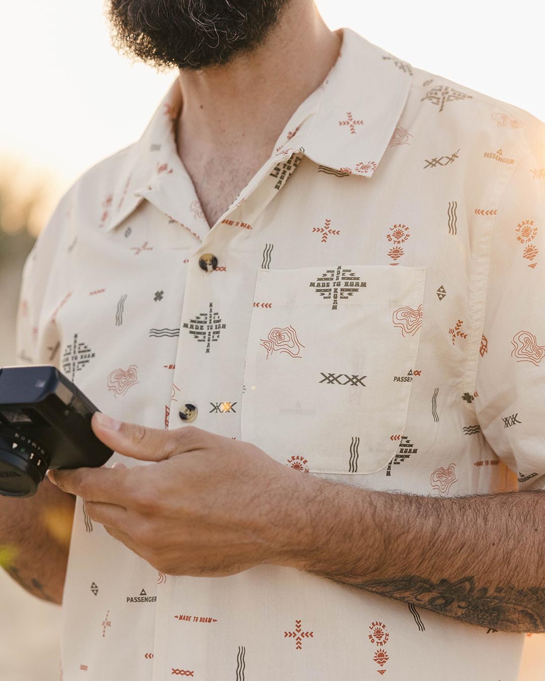 Cove Organic Cotton Shirt - Birch Made To Roam