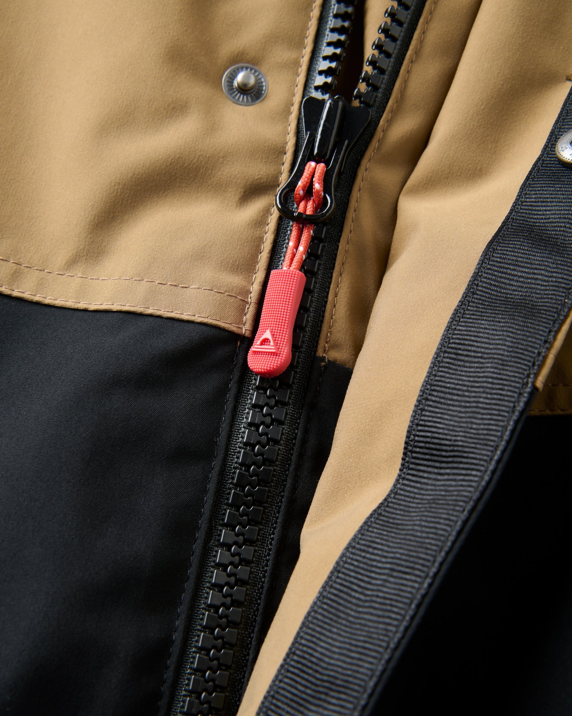 Baltic Recycled Insulated Parka - Caramel/Black - Flatlay