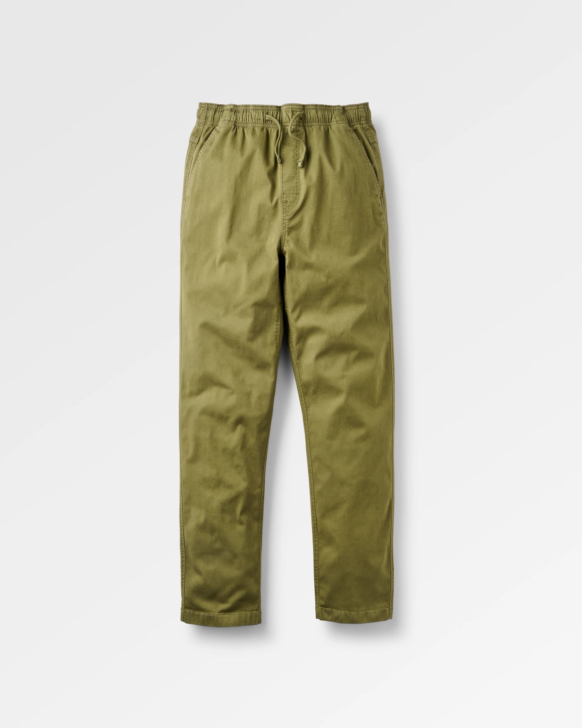 Drifter Twill Relaxed Fit Trouser - Khaki - Flatlay