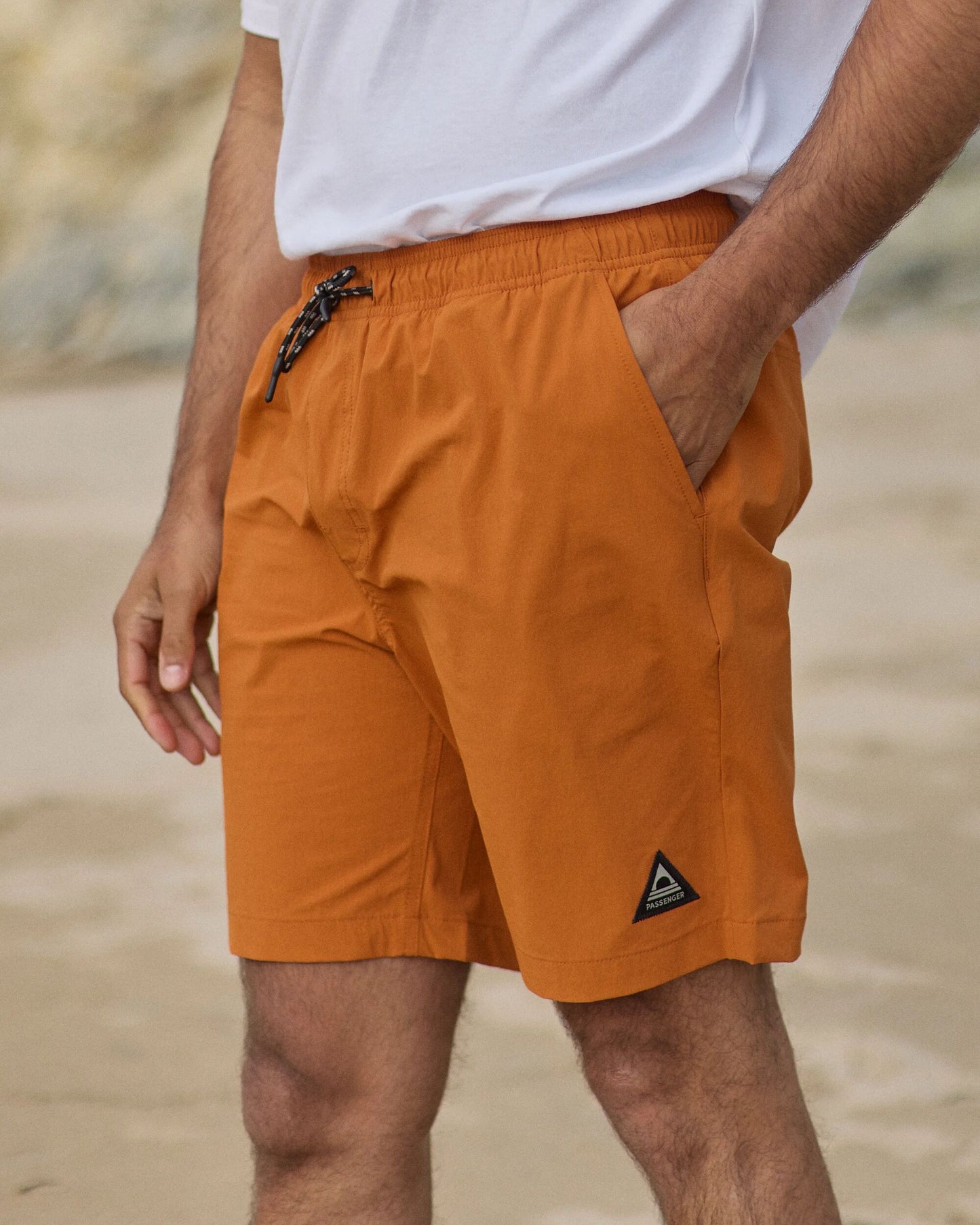 Drifter NetPlus® Swim Lined Short - Sunset Orange - Lifestyle
