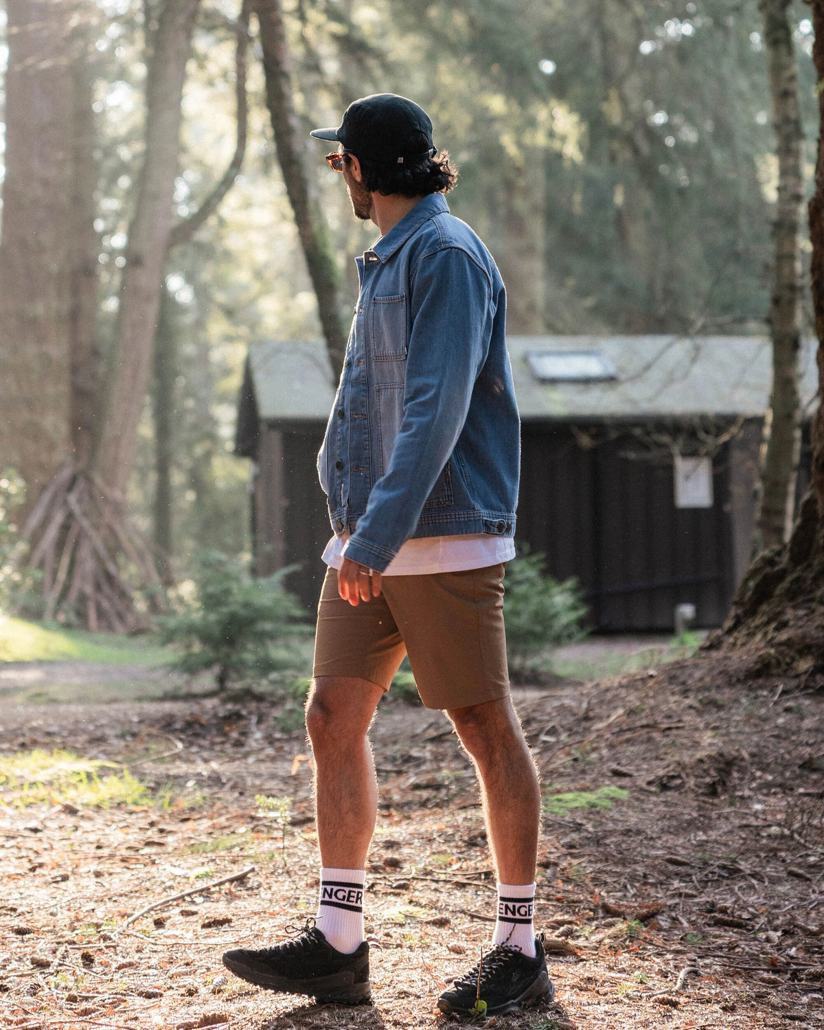 Vantage Denim Jacket - Light Wash Denim - Lifestyle