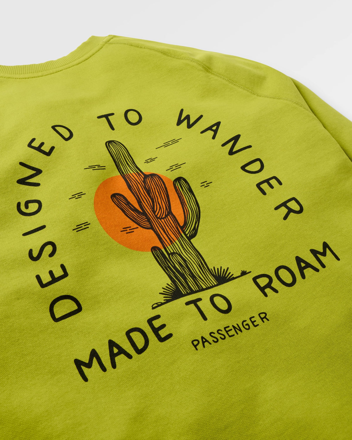 Explore Sweatshirt - Tea Green - Flatlay