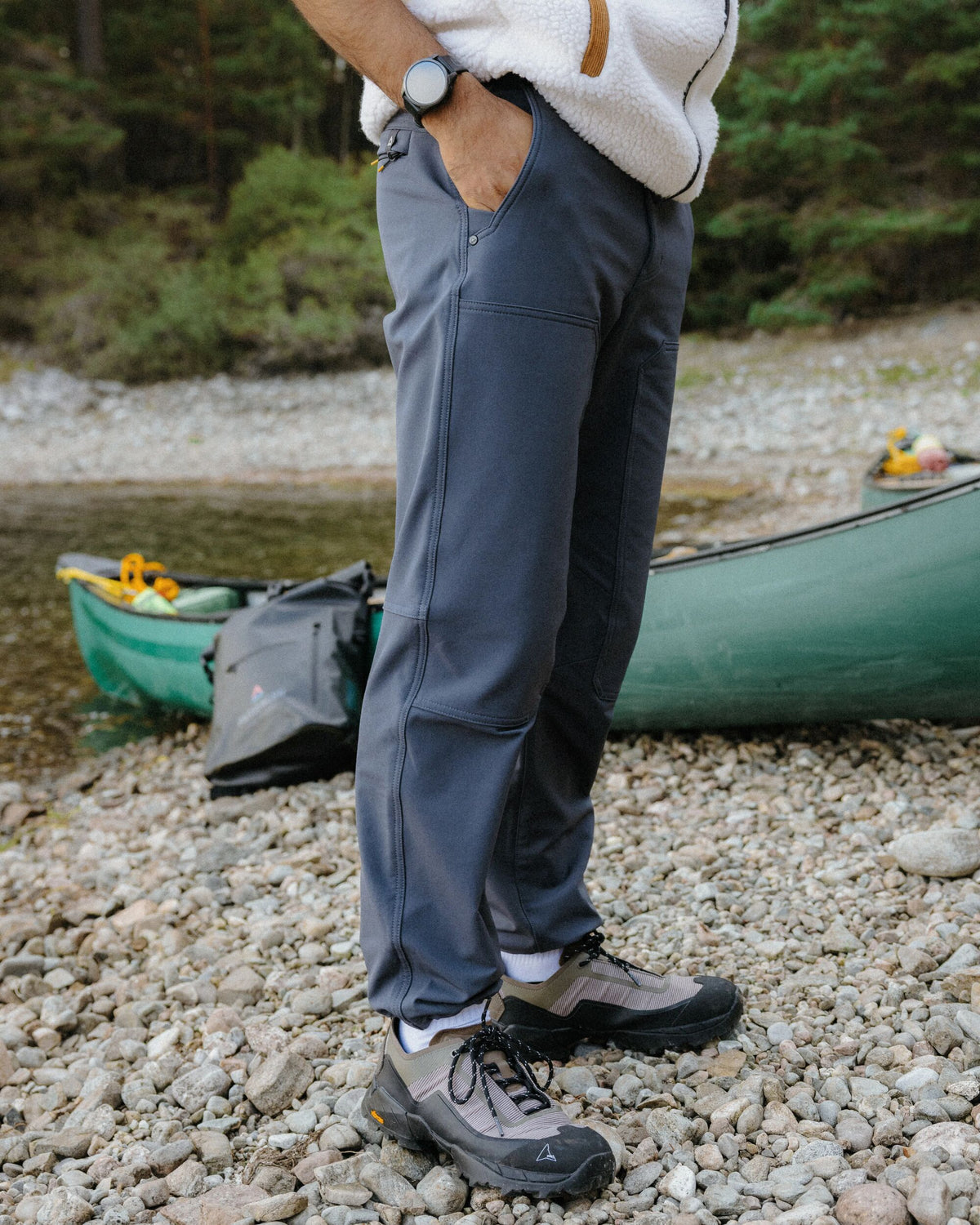 Rockhopper Stretch Active Trouser - Charcoal - Lifestyle