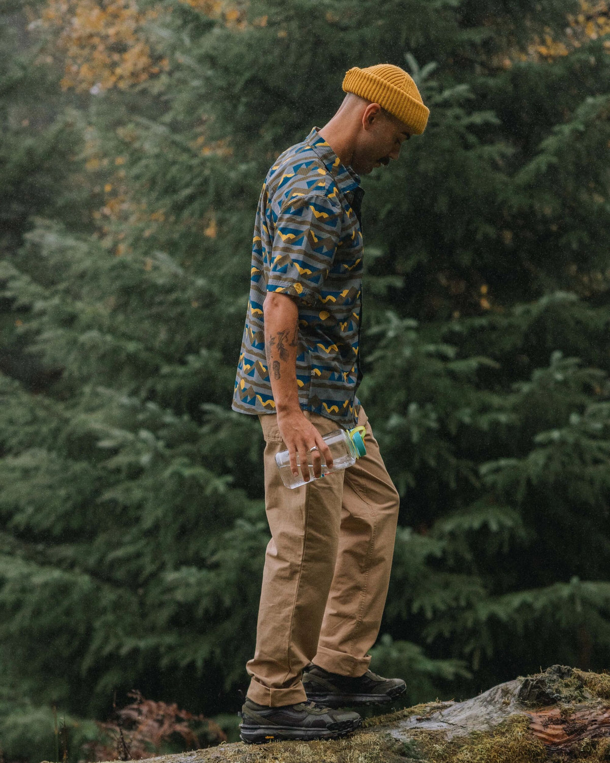 365 Recycled Active Shirt - Views Dark Olive - Lifestyle