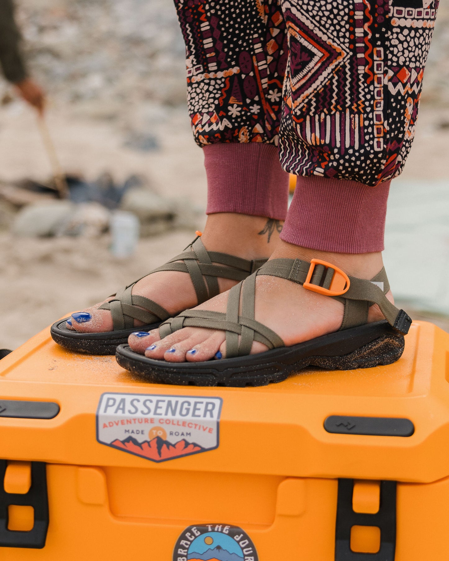 Atlas Roam Sandal - Dusty Olive - Lifestyle