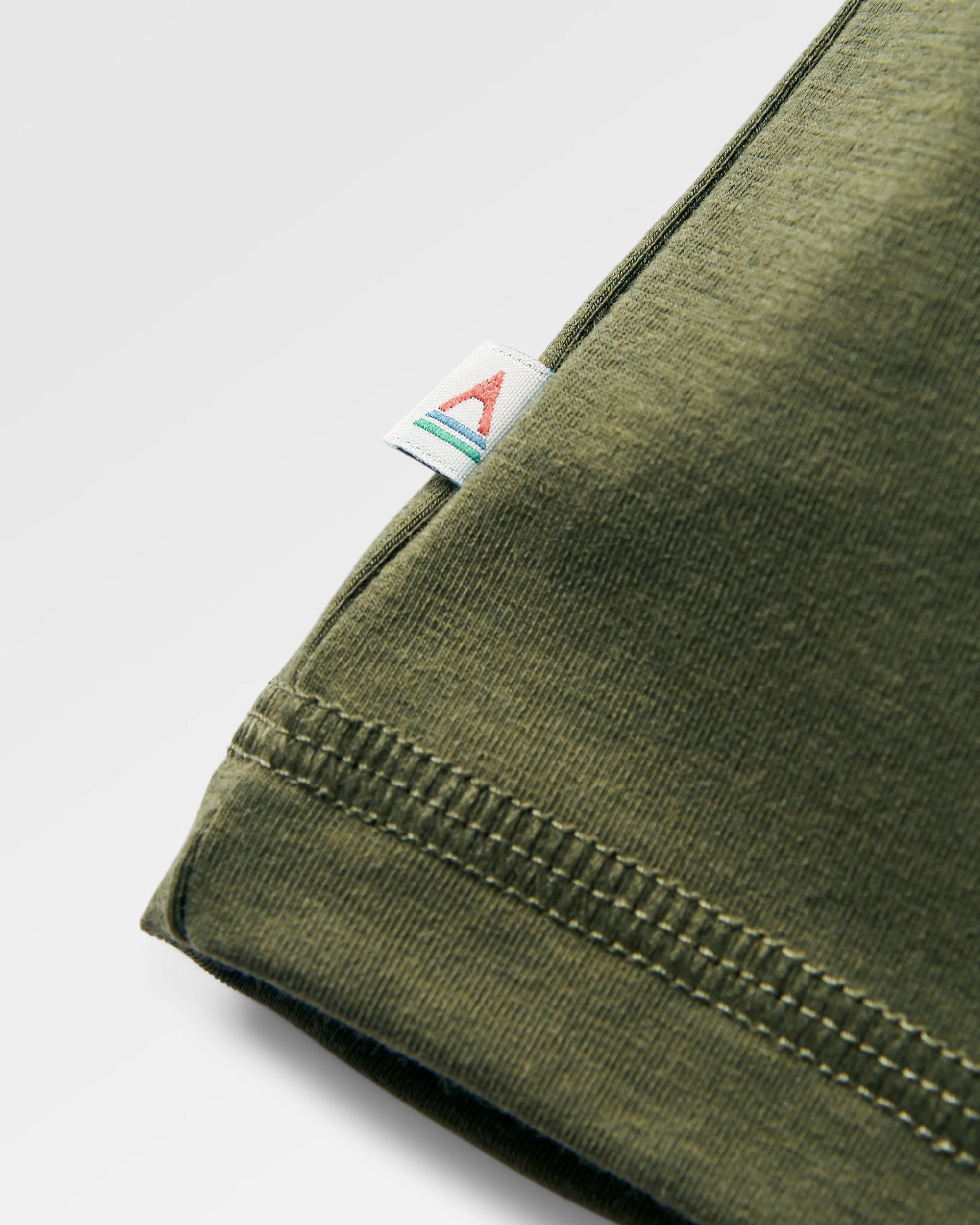 Sedona Recycled Active T-Shirt - Khaki - Flatlay