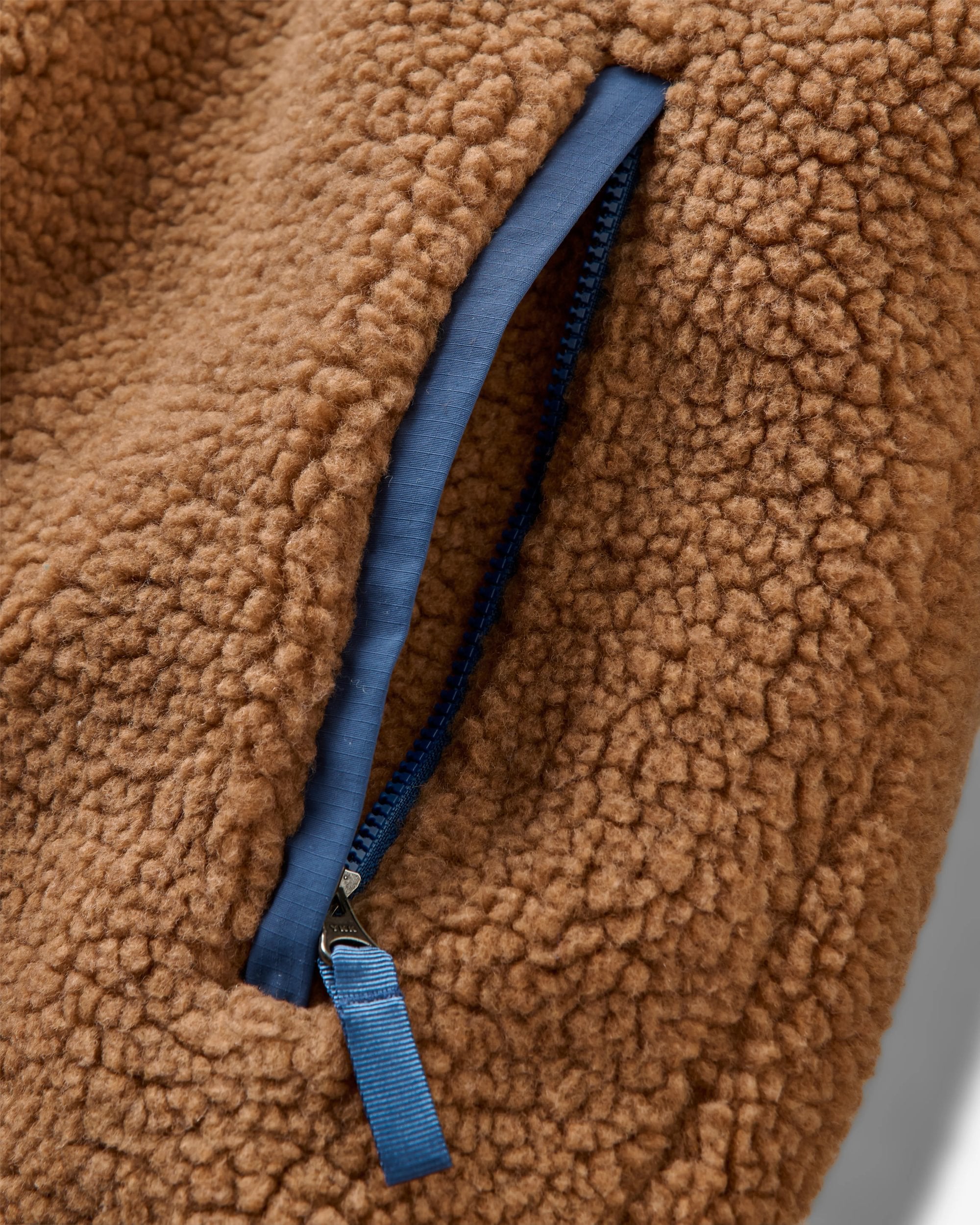 Valiant Deep Pile Fleece - Toffee - Flatlay