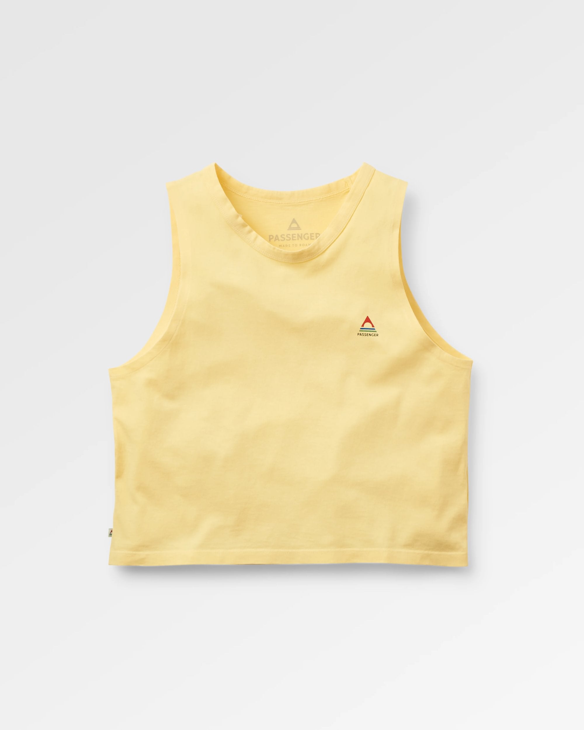 Classic Recycled Cotton Vest - Sunlight - Flatlay