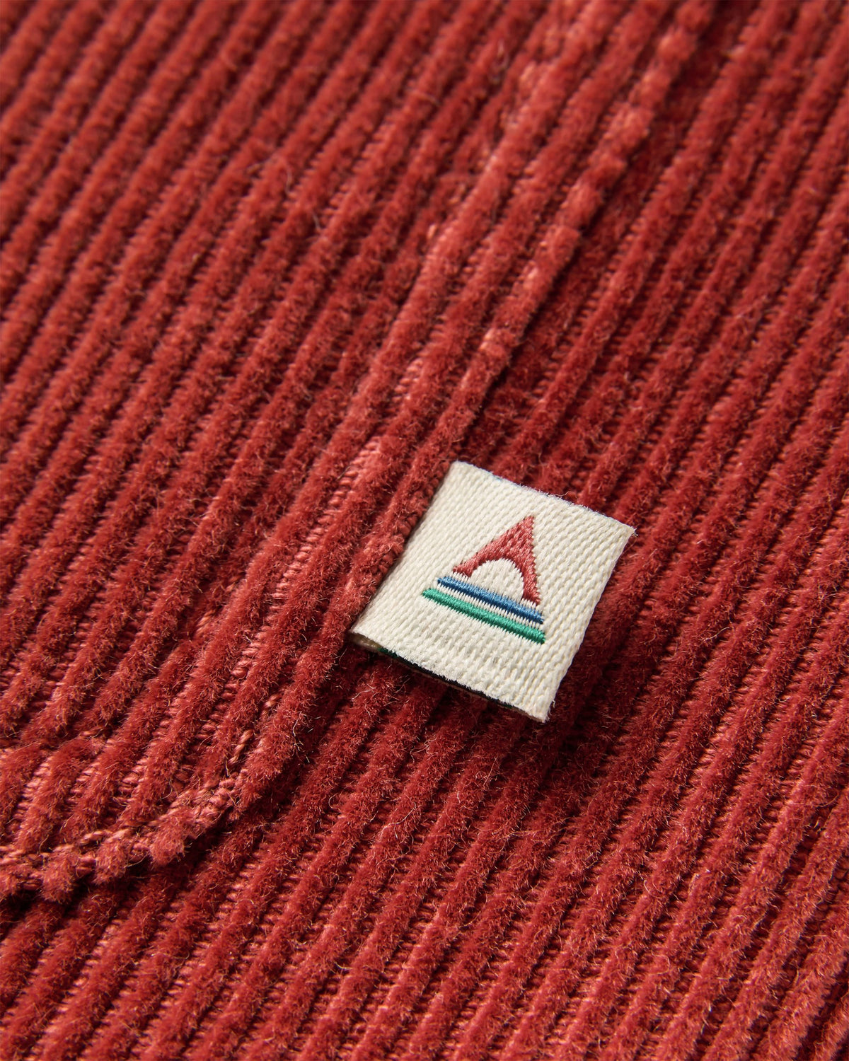 Backcountry Short Sleeve Cord Shirt - Redwood - Flatlay