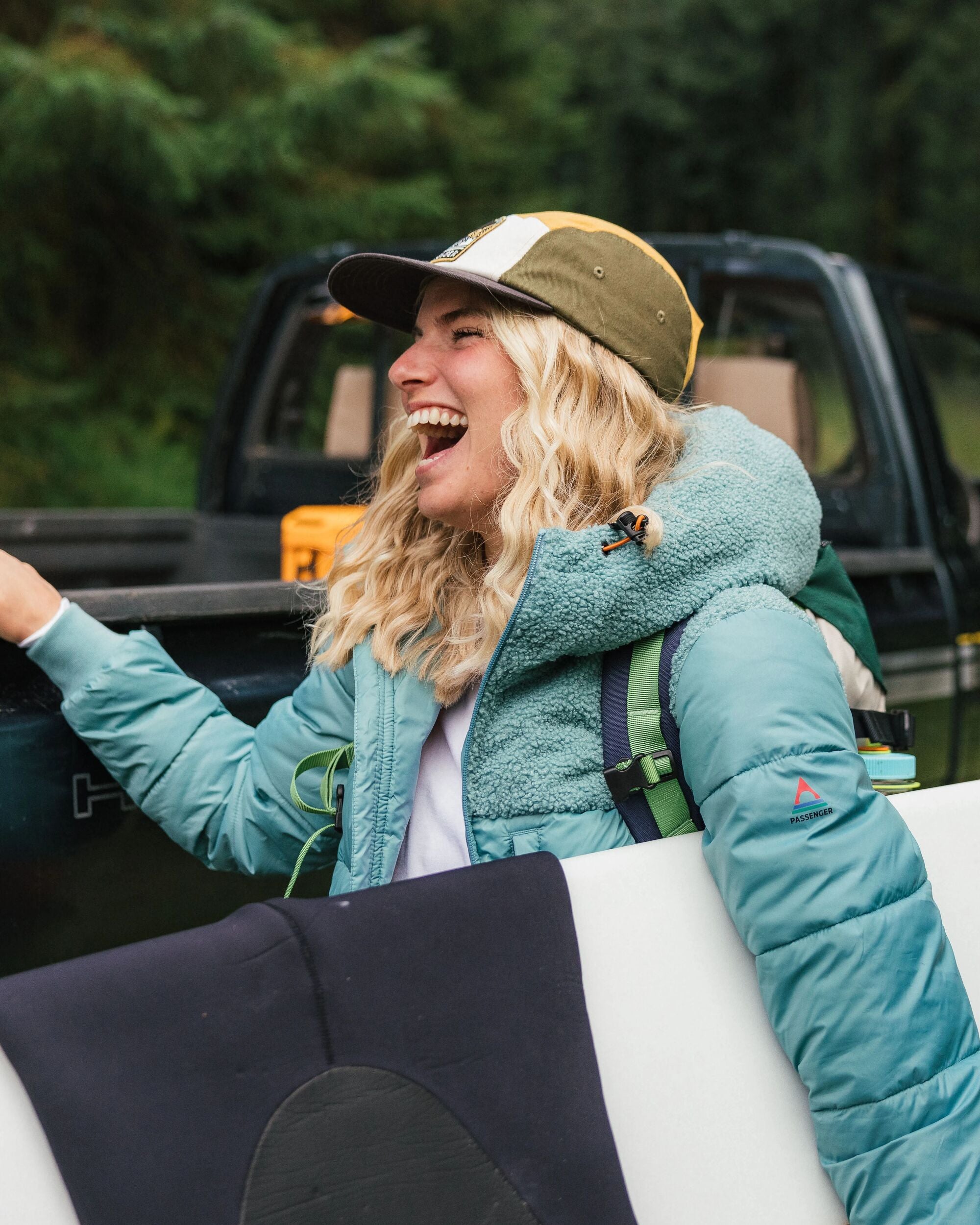 Elowen Hooded Recycled Insulated Jacket - Arctic - Lifestyle