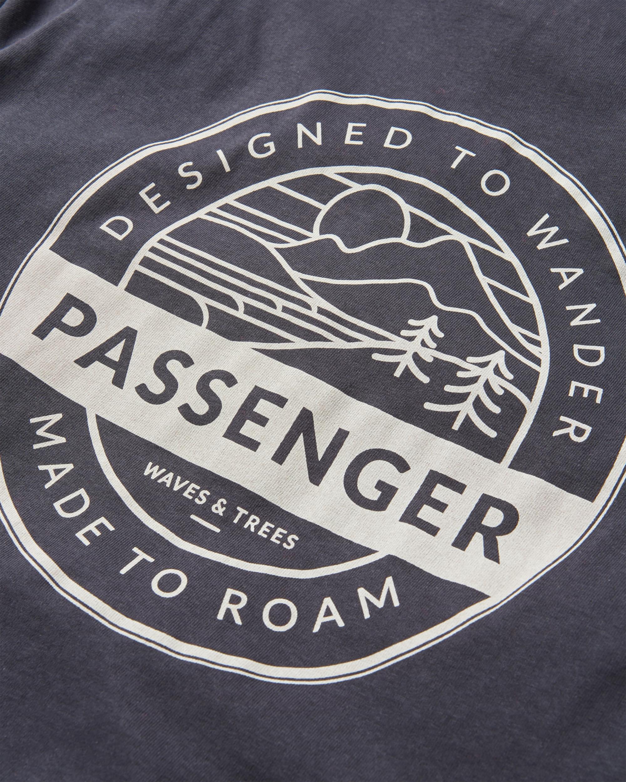 Odyssey Recycled Cotton T-Shirt - Black - Flatlay