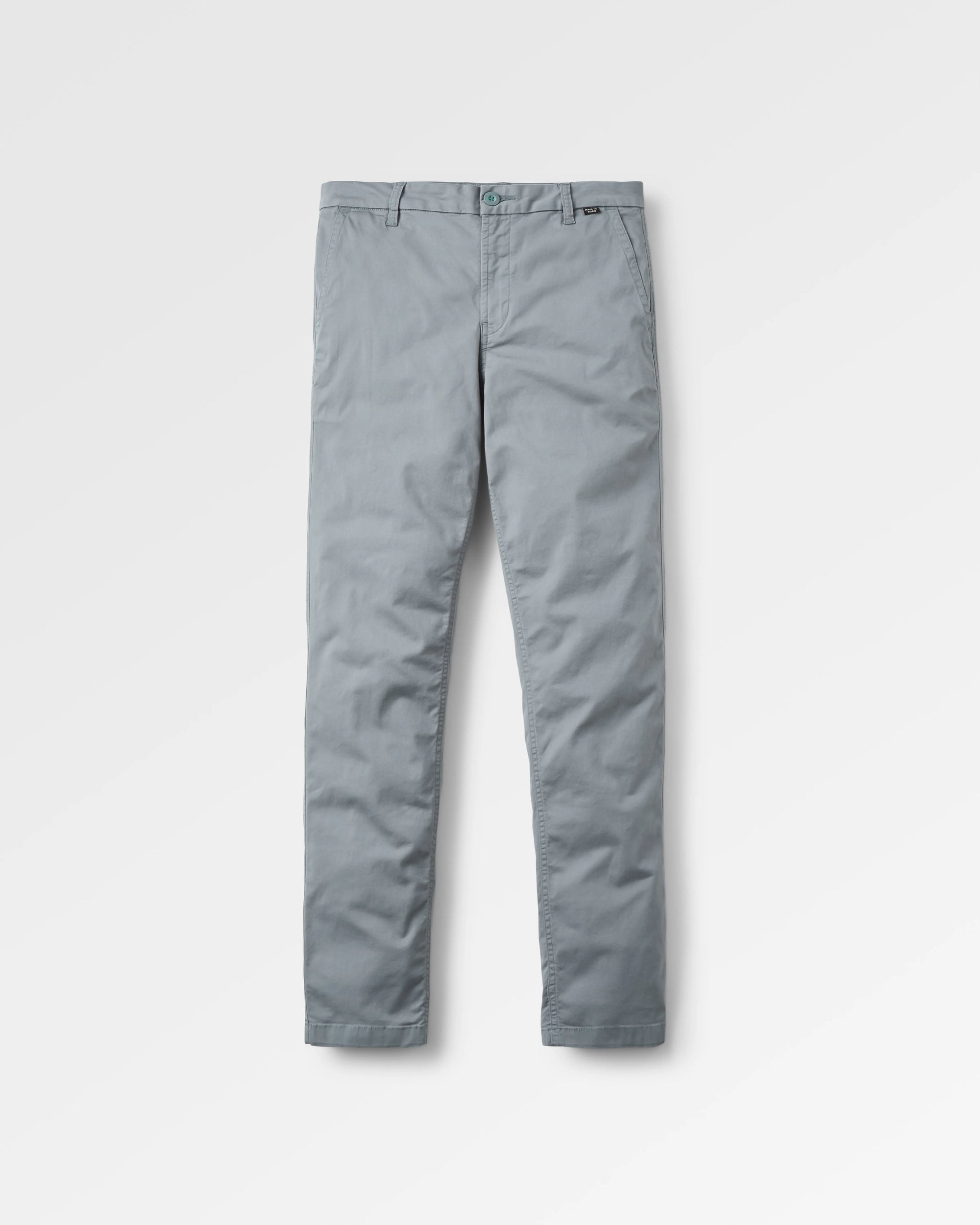 365 Light Organic Cotton Trouser - Storm Grey - Flatlay