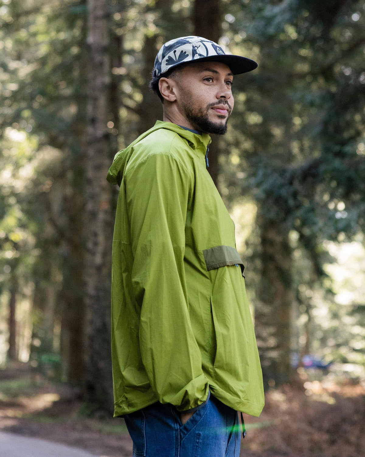 Gusto Windshell Anorak - Tea Green - Lifestyle
