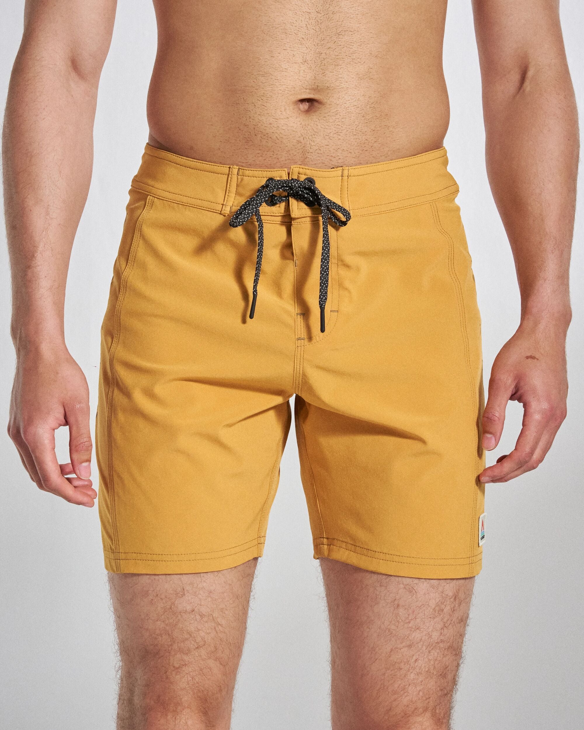 Rialto 16" Boardshort - Spruce Yellow - Studio Model