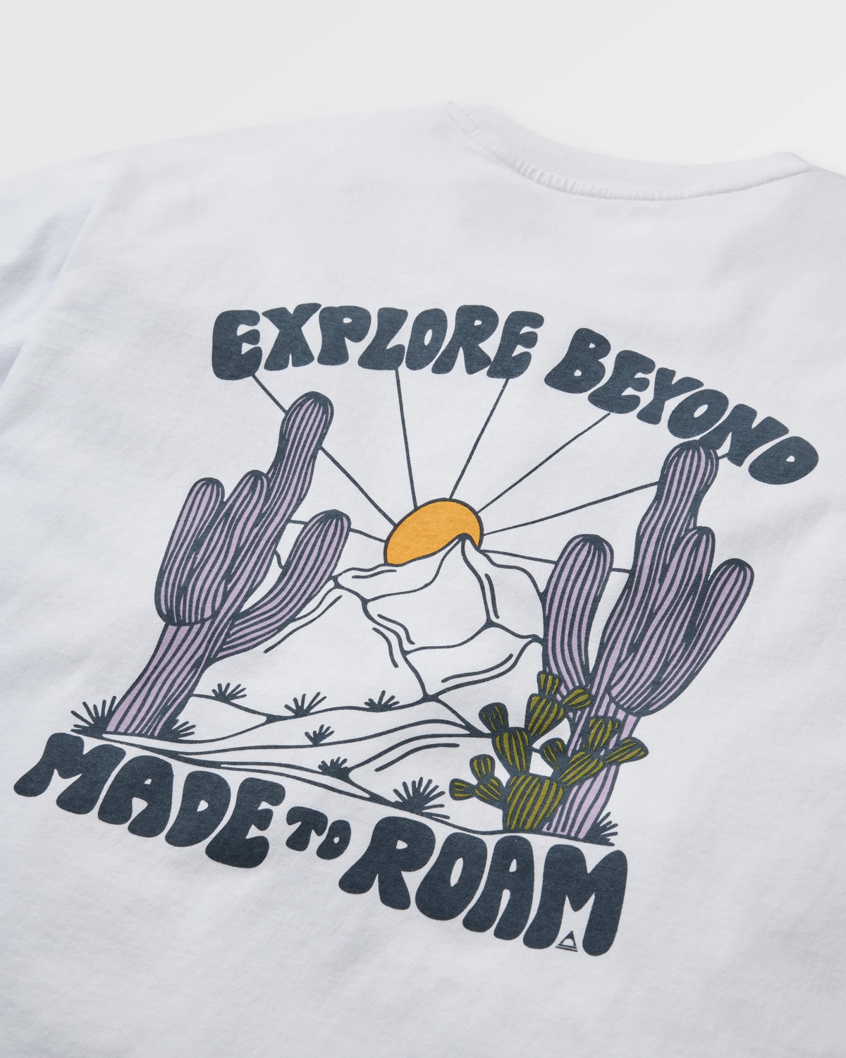 Explore Beyond T-Shirt - White - Flatlay