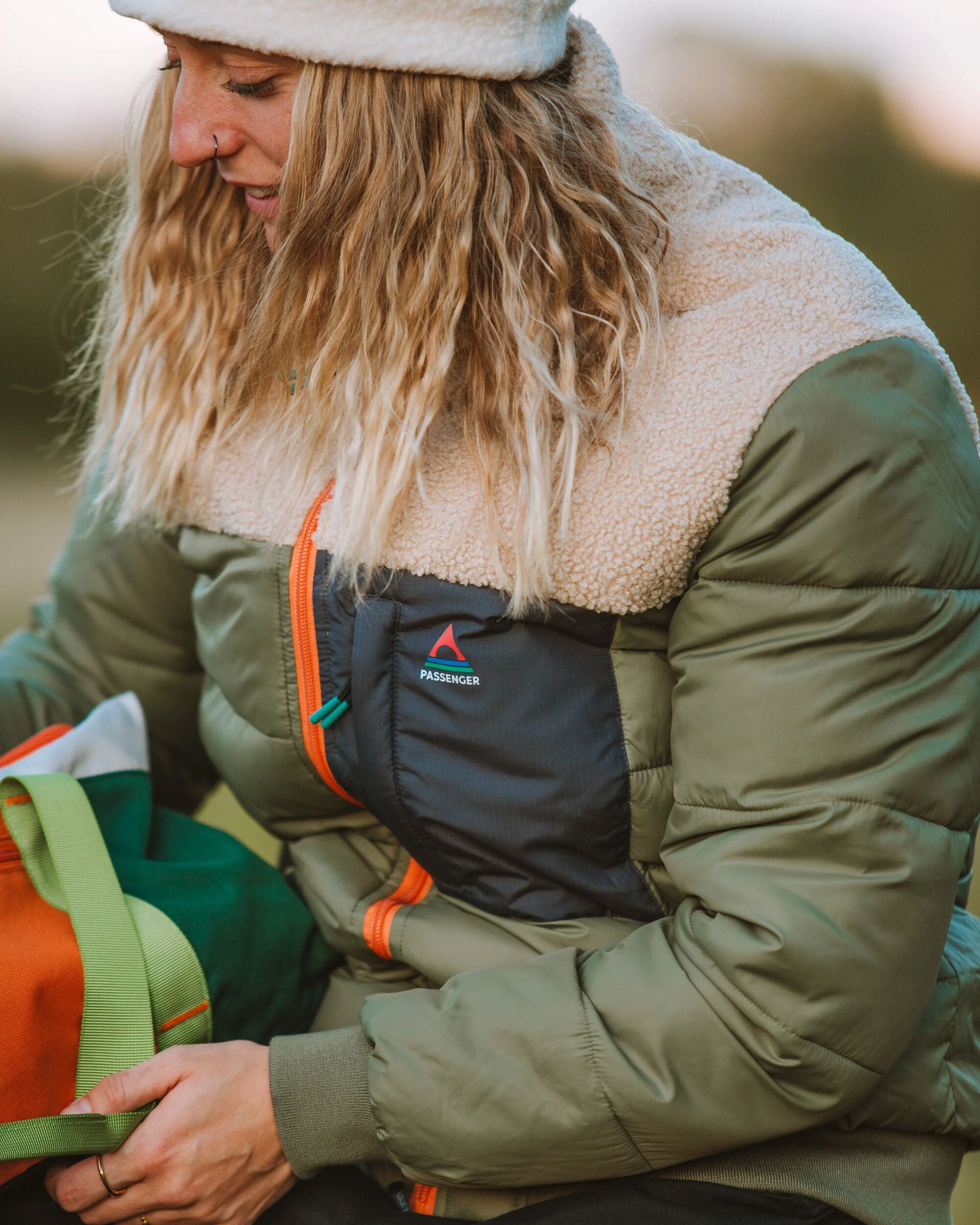 Inspire Insulated Jacket - Dusty Olive - Lifestyle