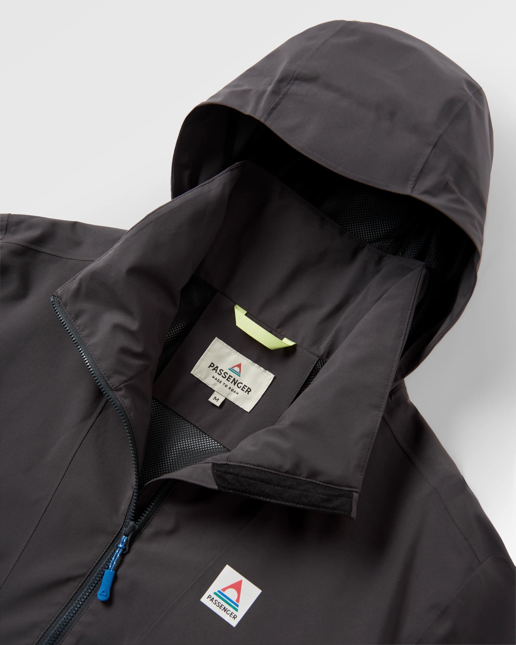 Diablo Recycled Waterproof Anorak - Faded Black - Flatlay