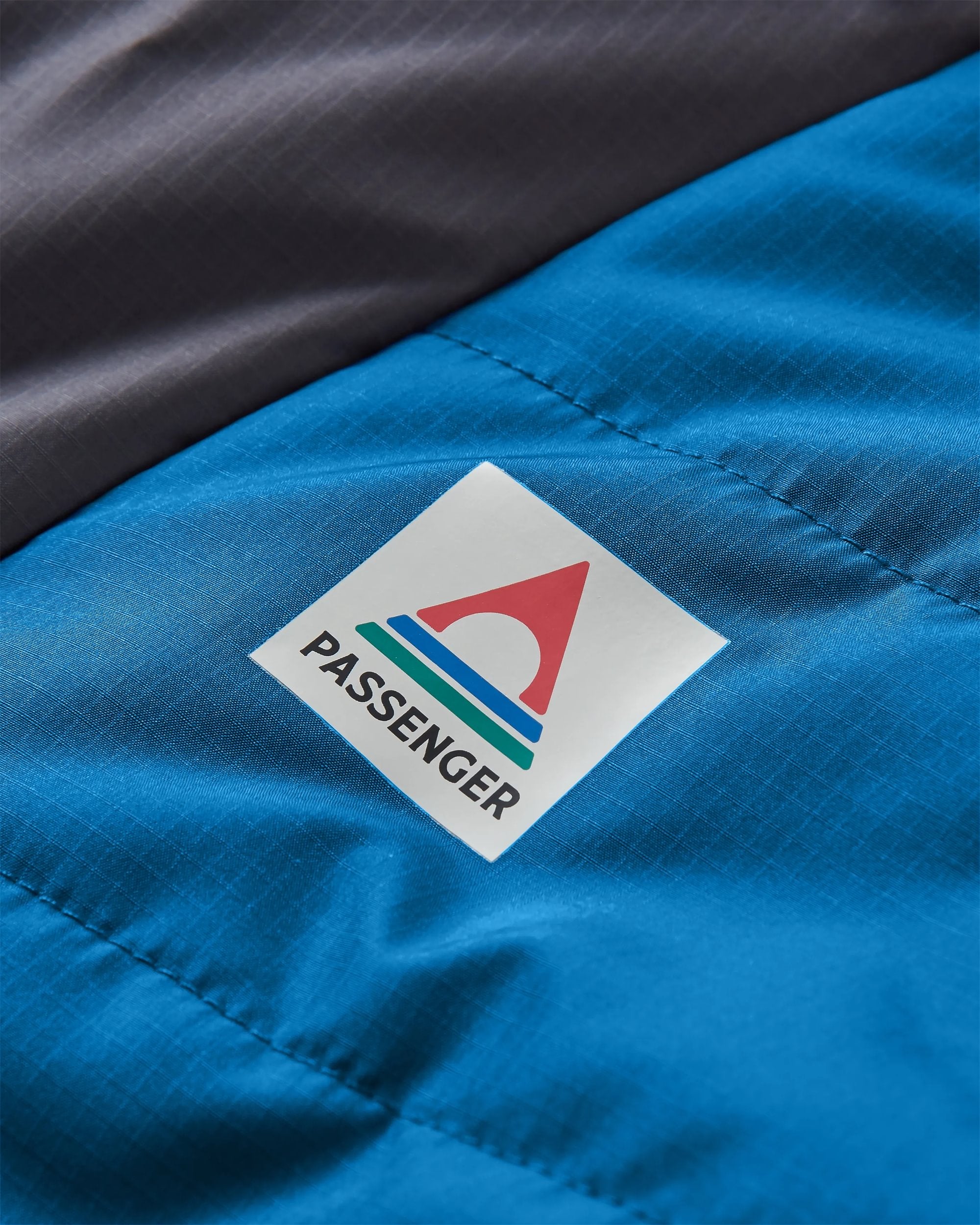 Oceanic Recycled Insulated Anorak - Tidal Blue/Burnt Orange - Flatlay