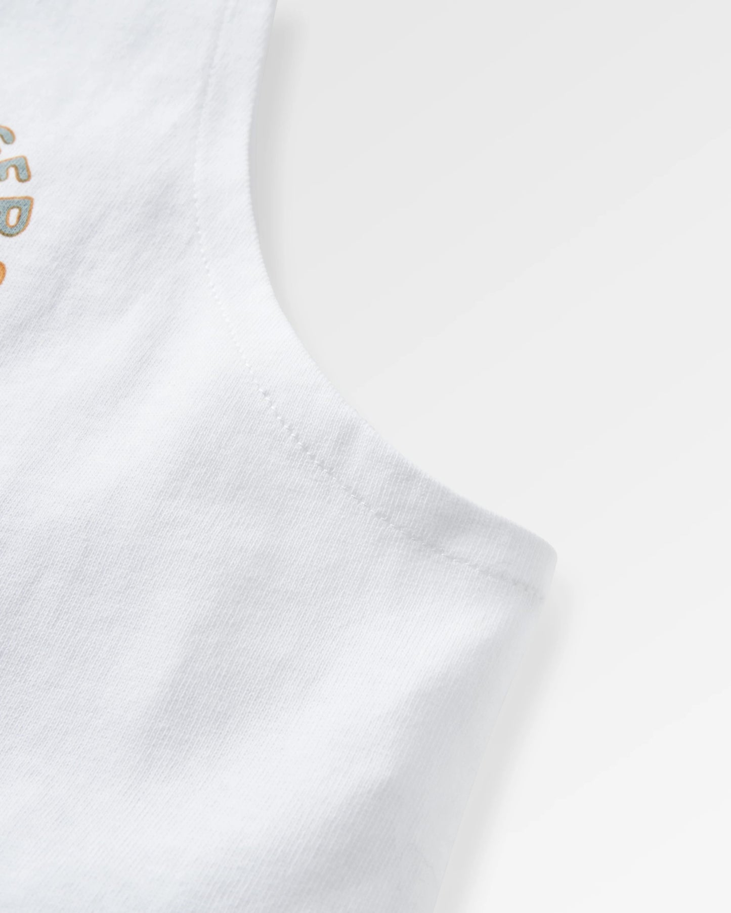 Dune Recycled Cotton Vest - White