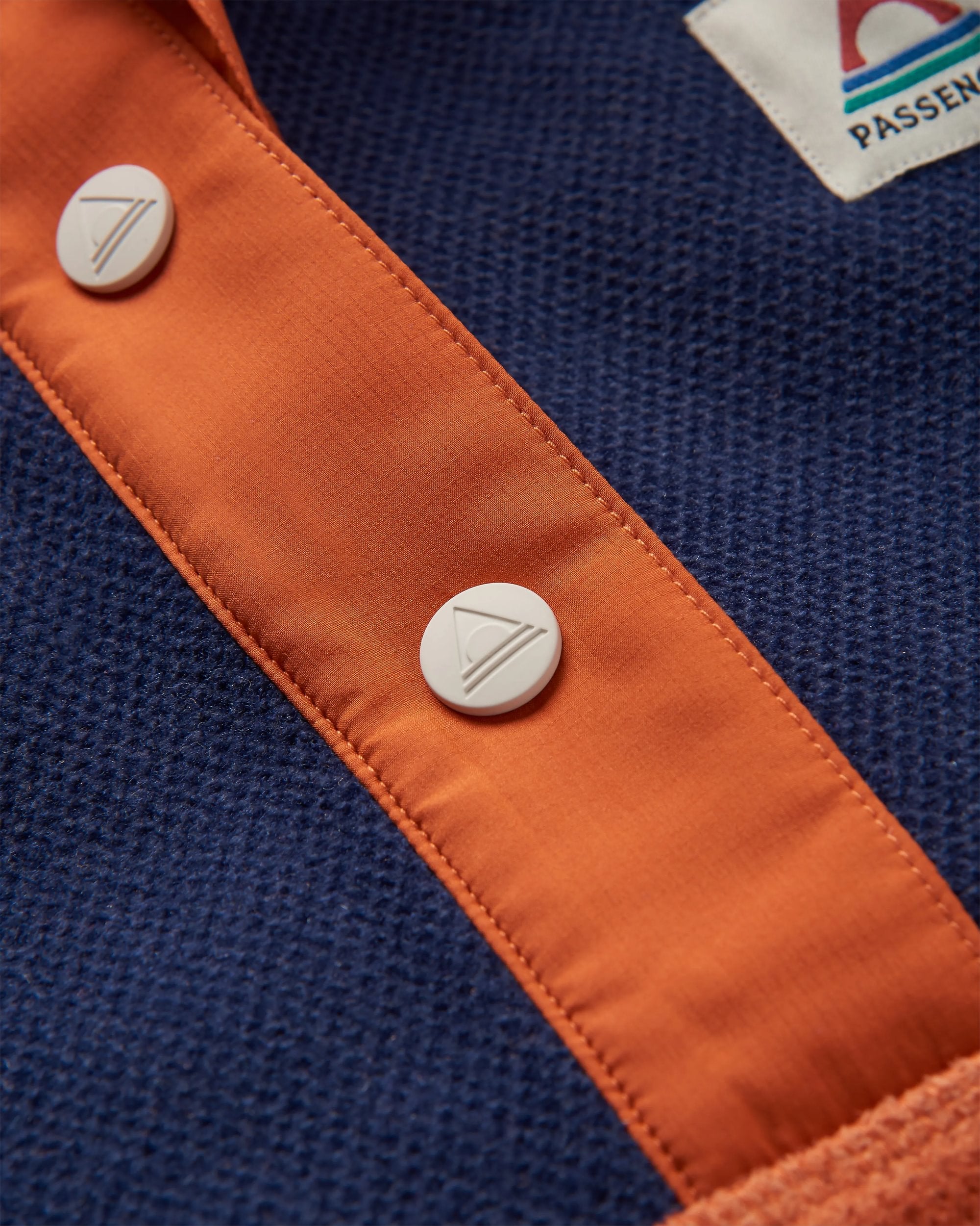 Snowdrop Recycled Polartec® Fleece - Rich Navy - Flatlay