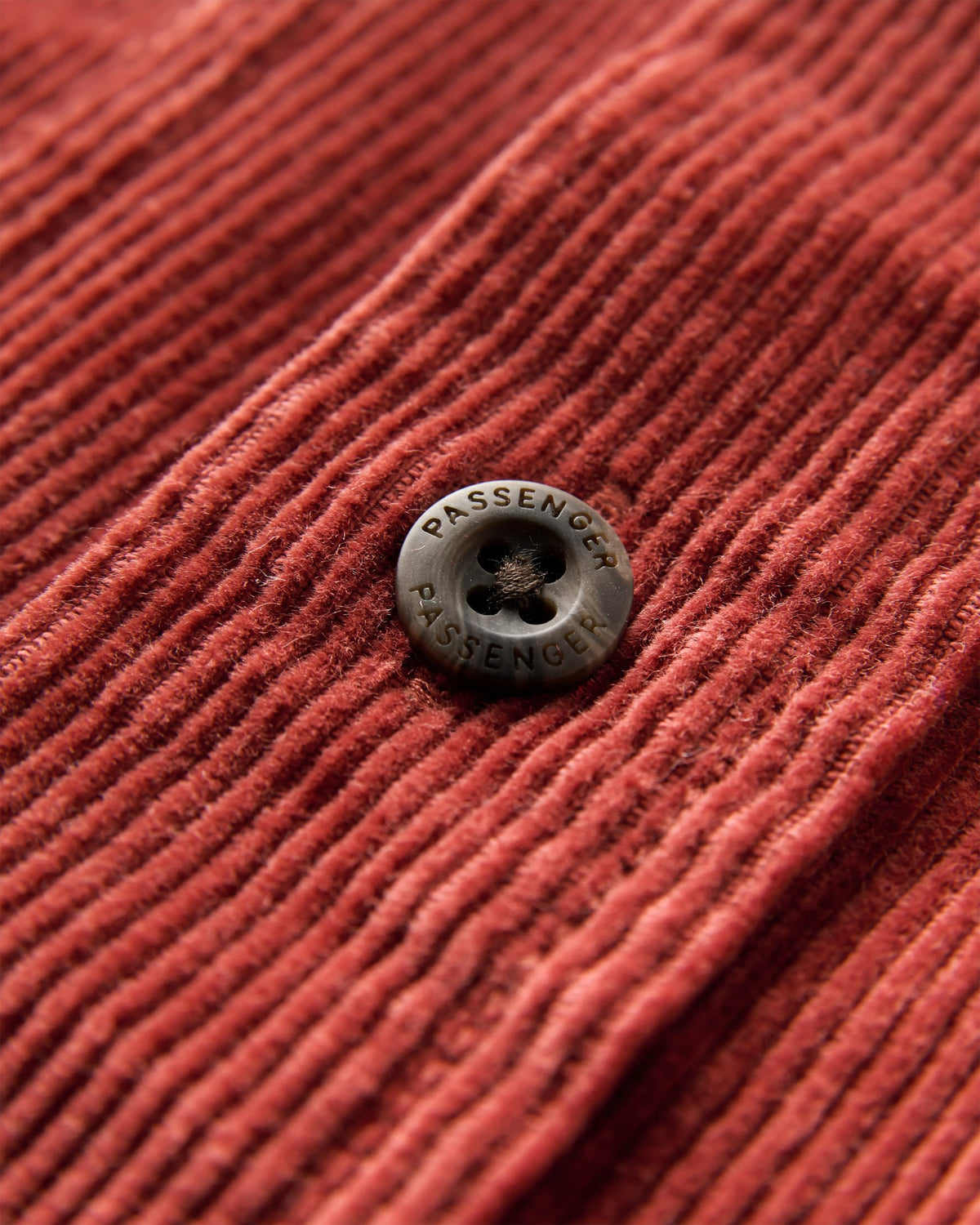 Backcountry Short Sleeve Cord Shirt - Redwood - Flatlay